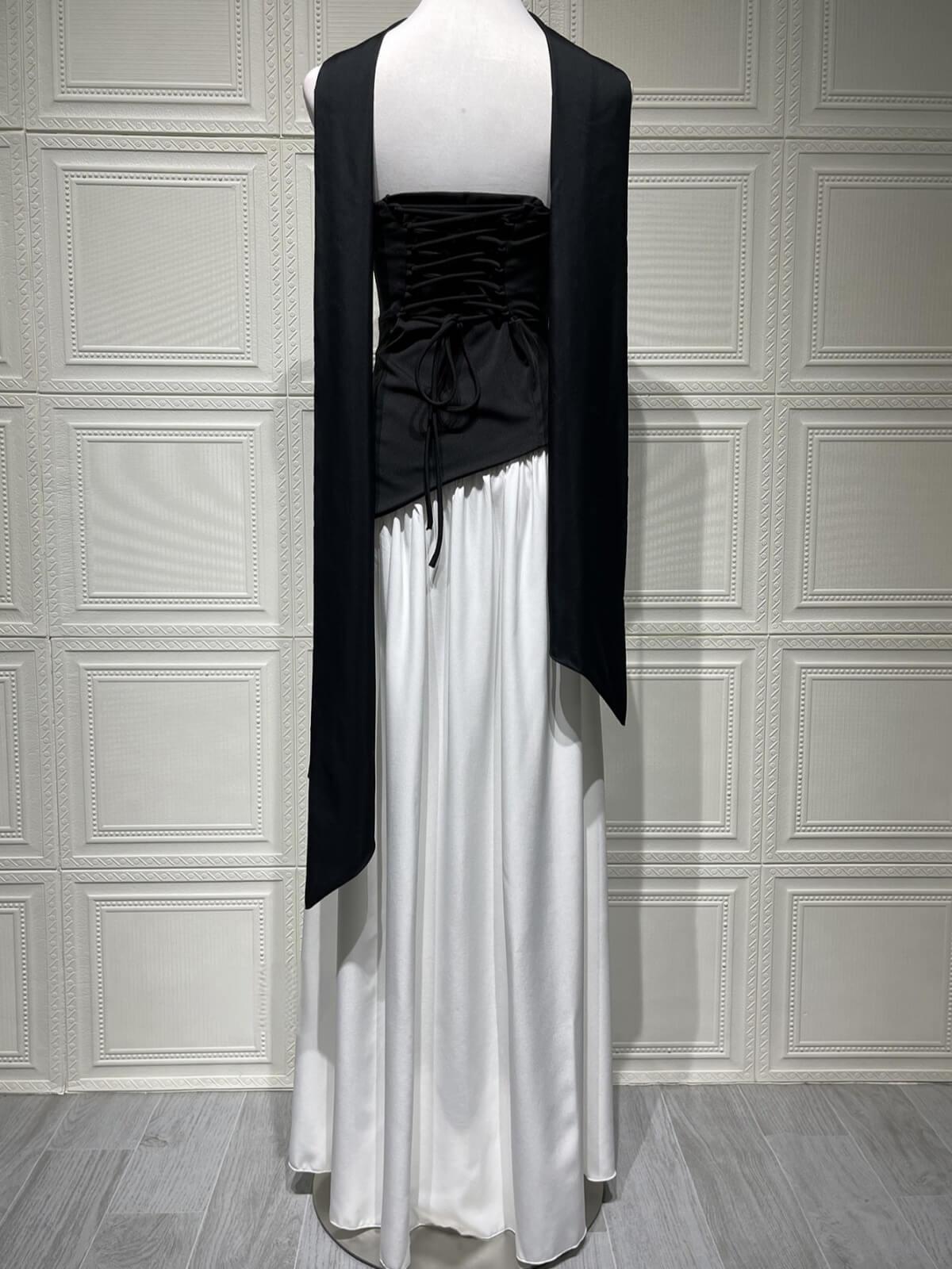 Solène Asymmetrical Maxi Gown