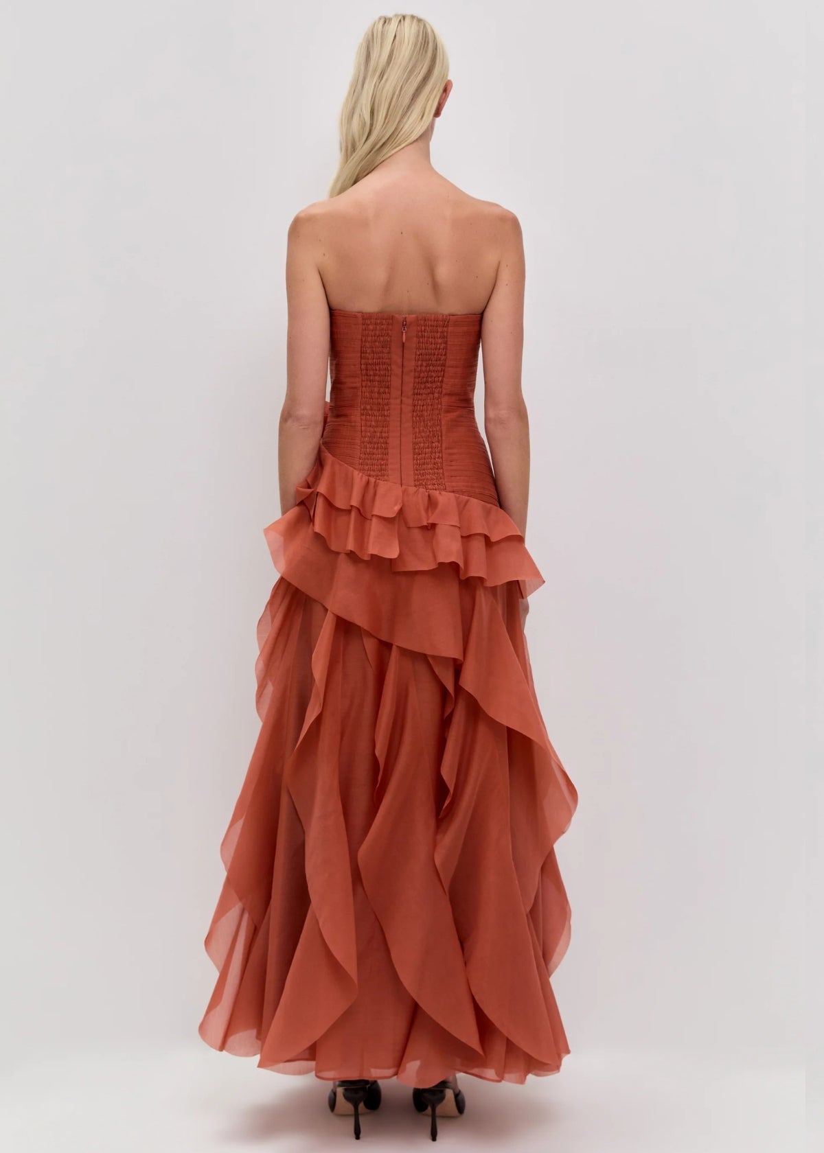 Canyon Dress in Coral Clay - ICYBOO