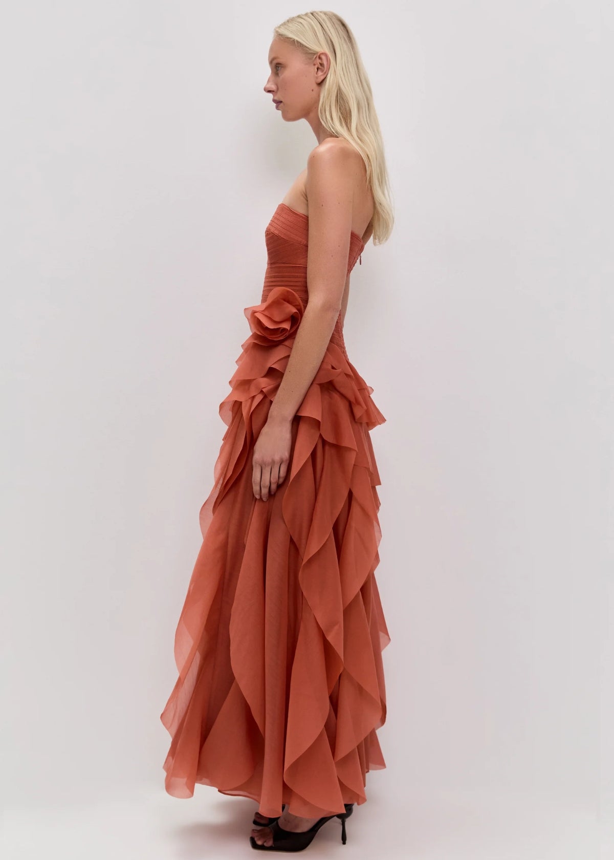 Canyon Dress in Coral Clay - ICYBOO