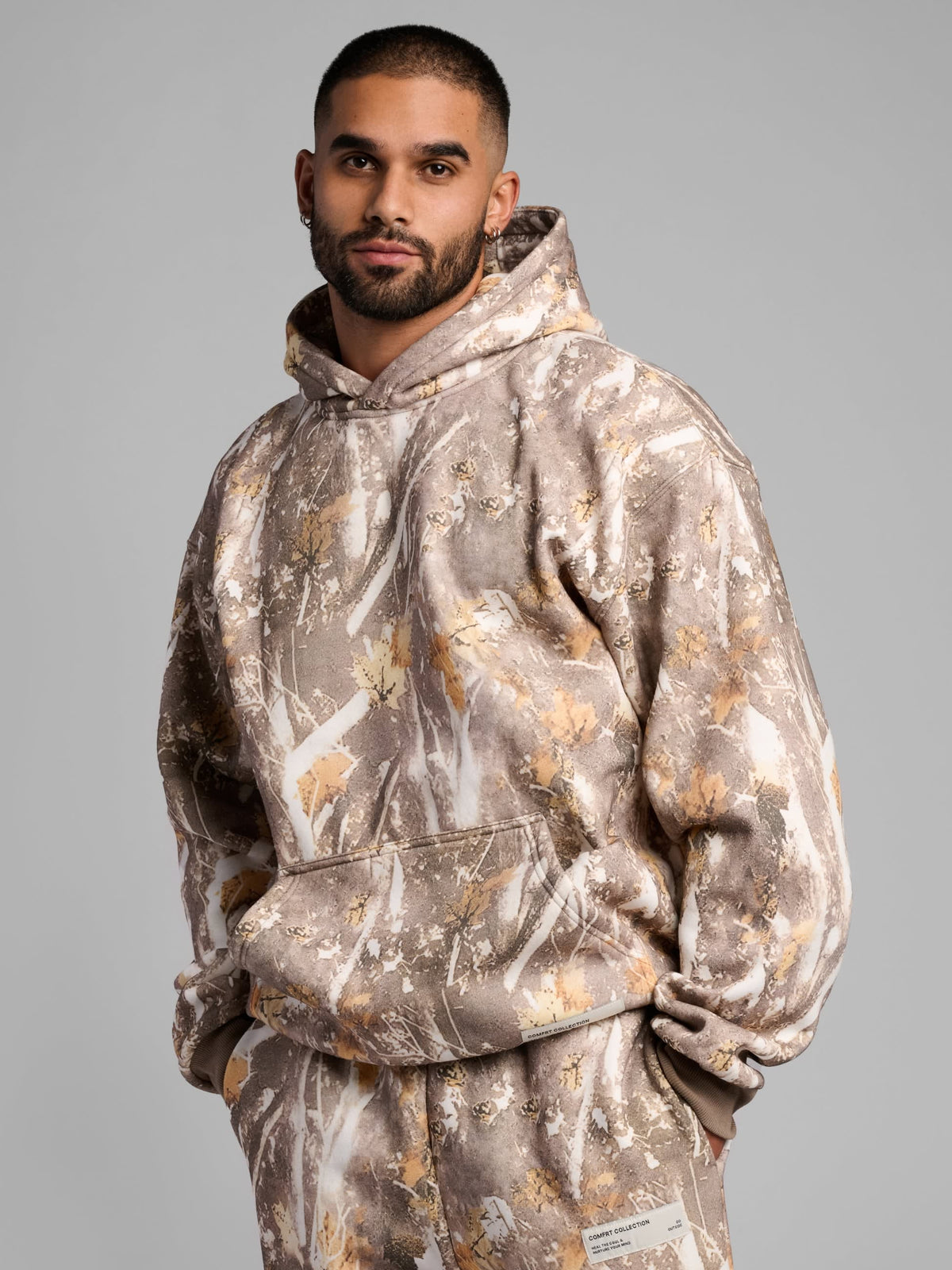 Camo Heavyweight Fleece Hoodie Mega