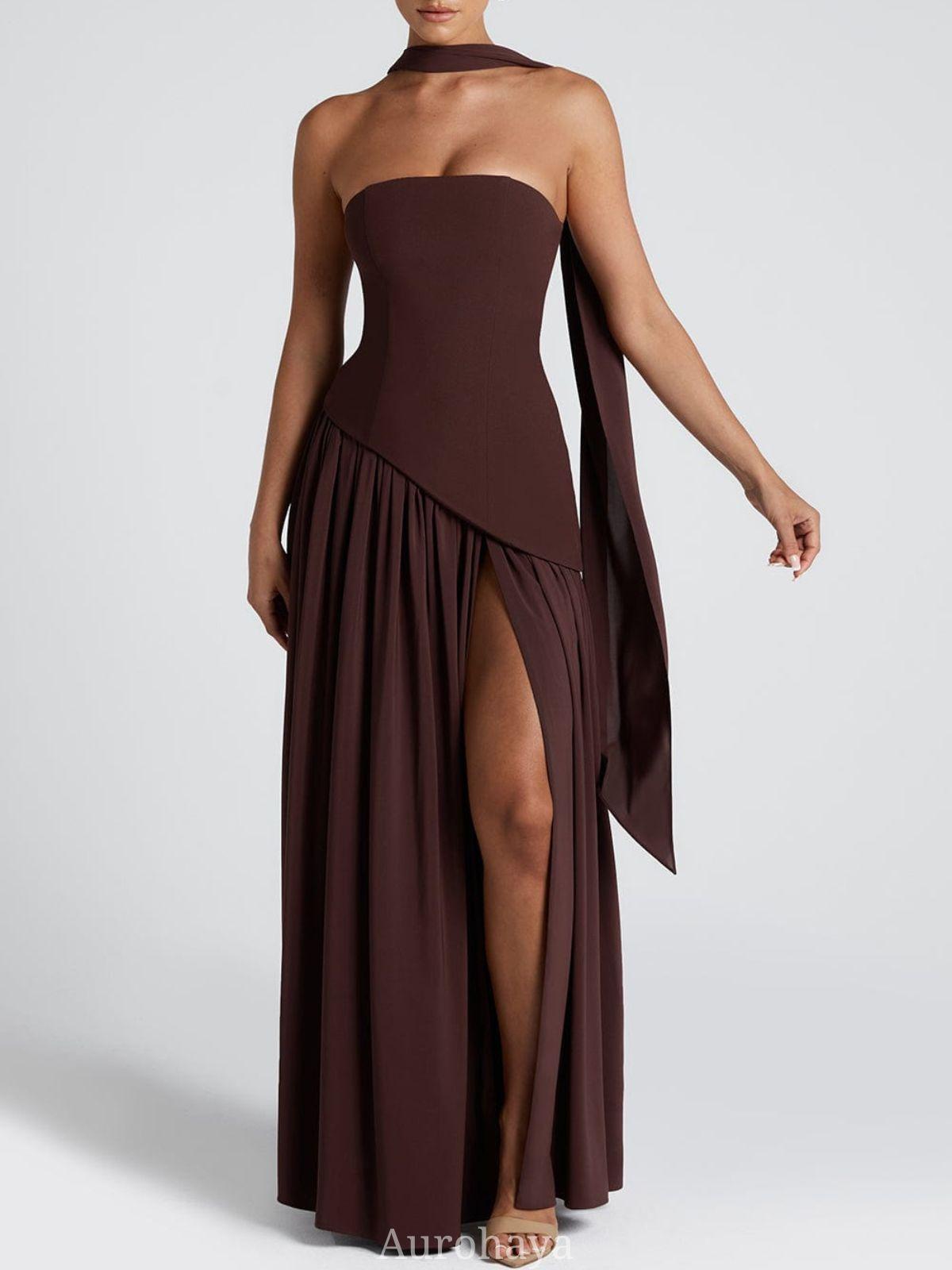 Solène Asymmetrical Maxi Gown