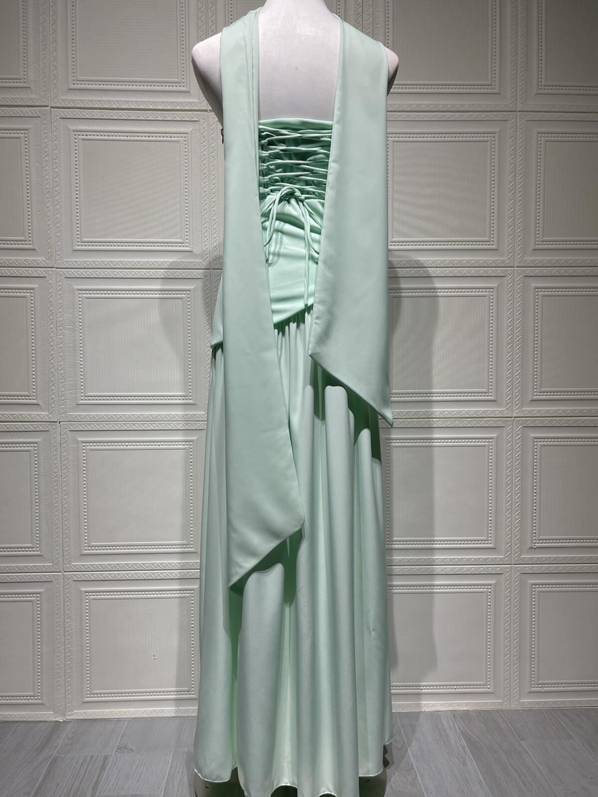 Solène Asymmetrical Maxi Gown