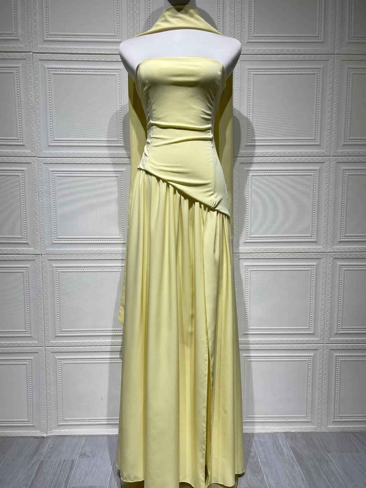 Solène Asymmetrical Maxi Gown