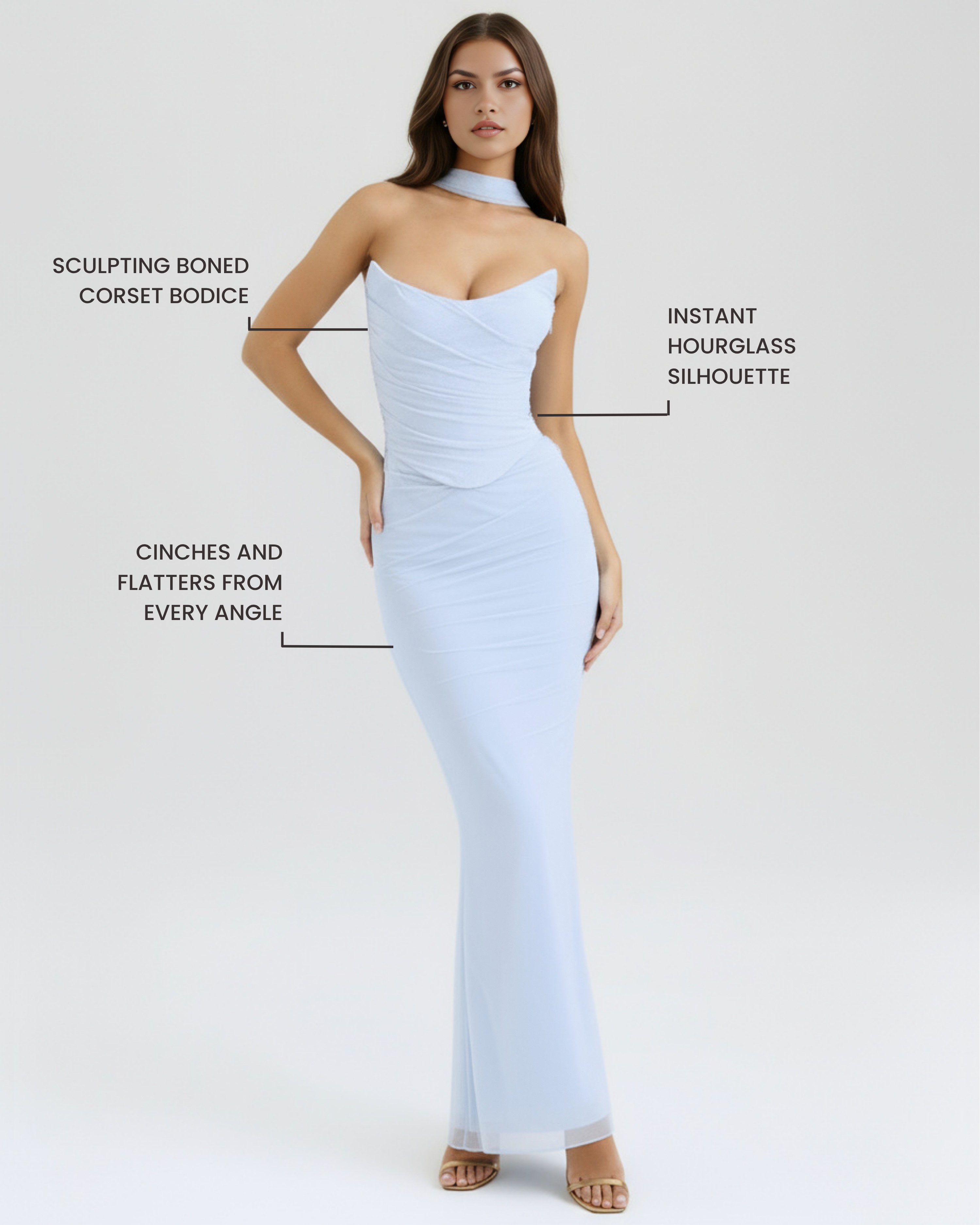 Mesh Maxi Three-Piece Set - ICYBOO