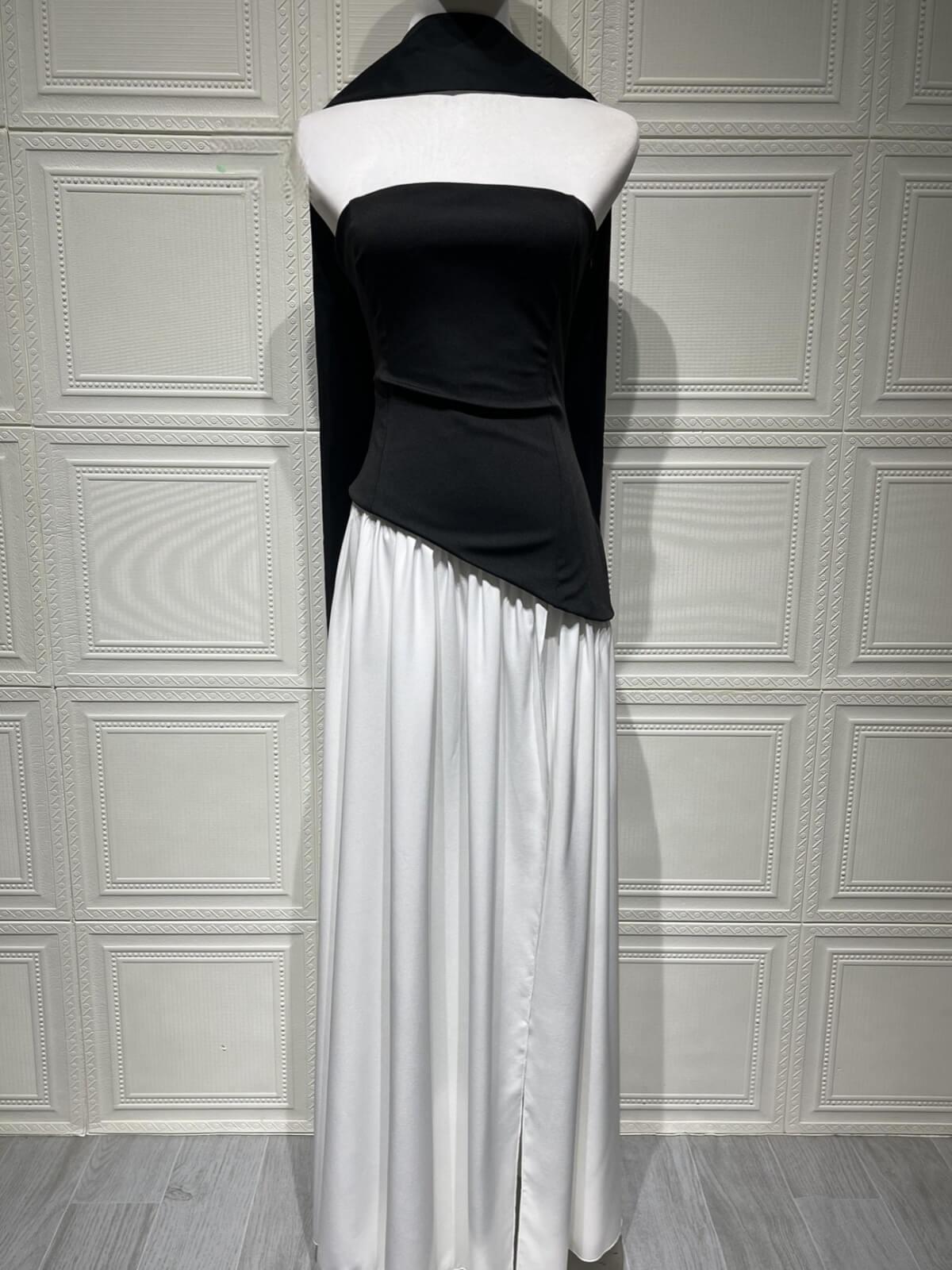 Solène Asymmetrical Maxi Gown