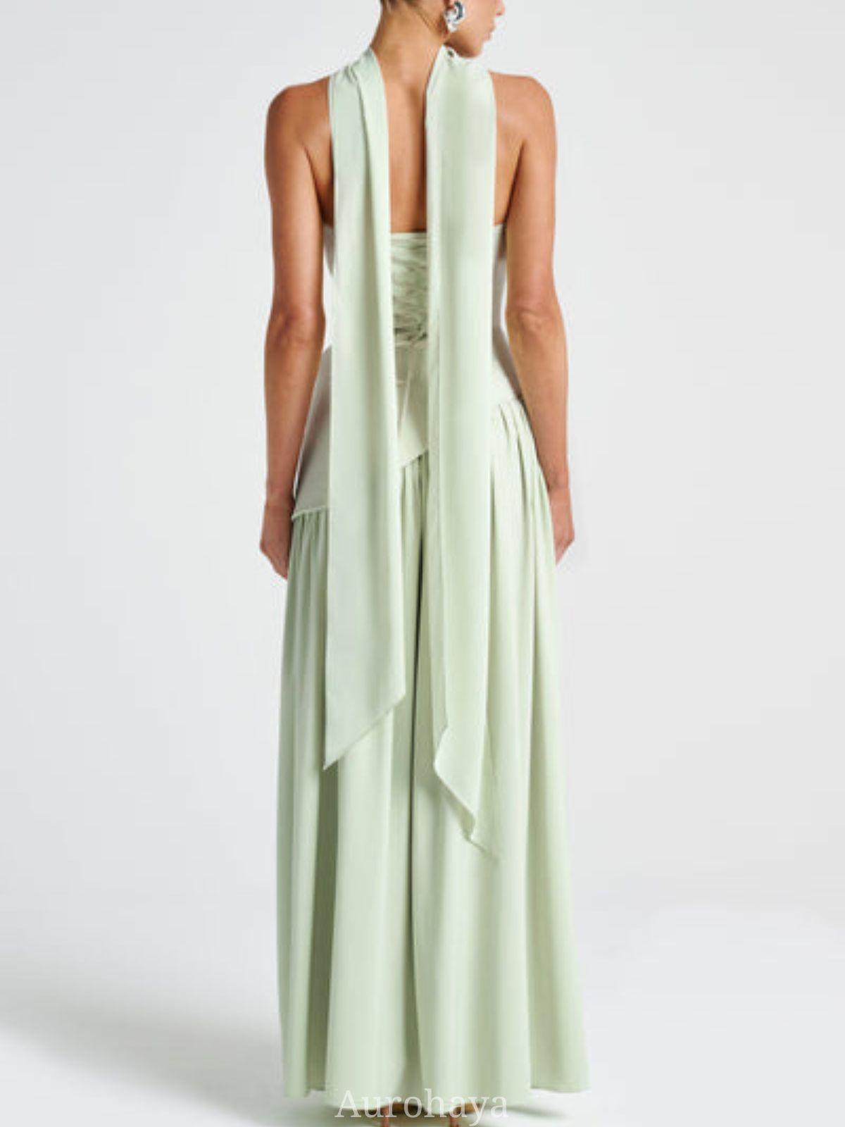 Solène Asymmetrical Maxi Gown