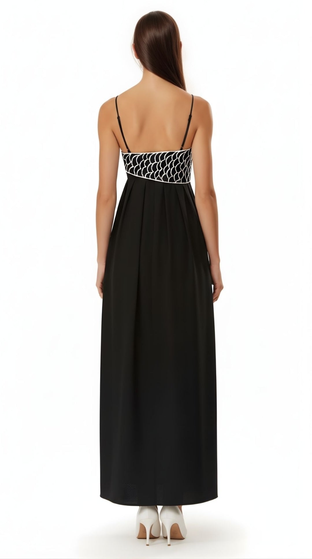 Deborah Maxi Dress with Embroidery