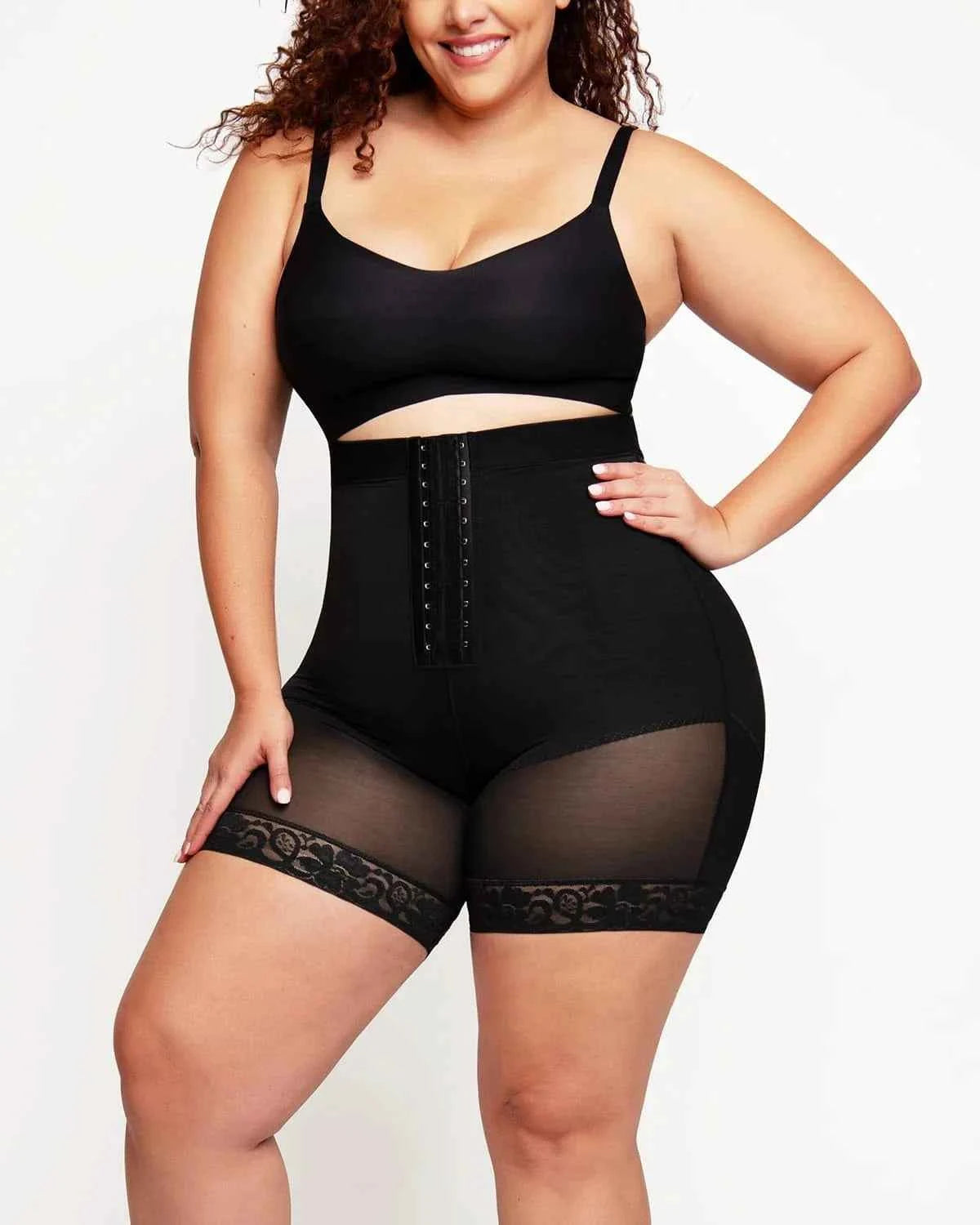 Bare Essentials High-Waisted Shaper Short - Black Booty Lift