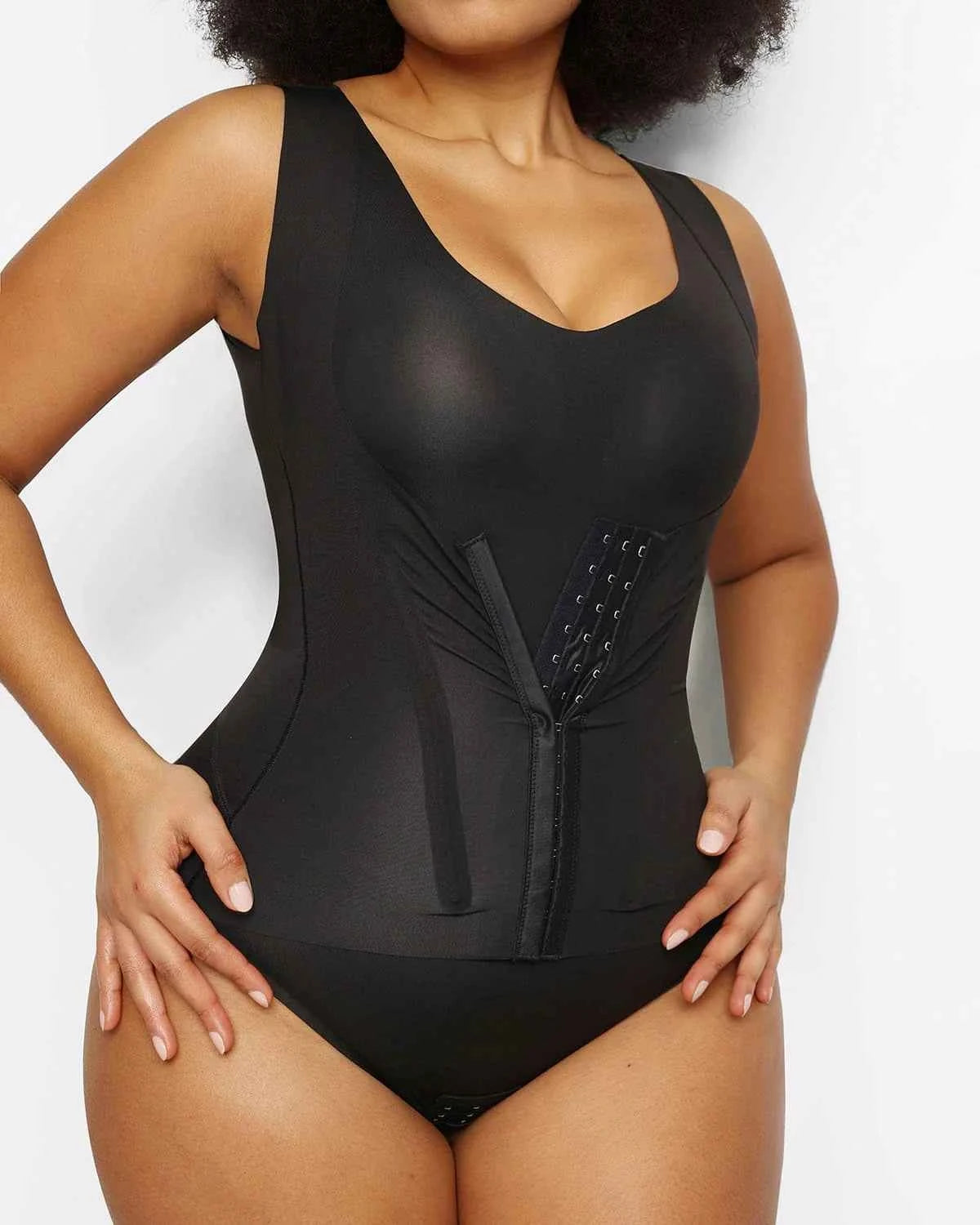 Bare Essentials Shaping Bodysuit - Cream 3-in-1 Design