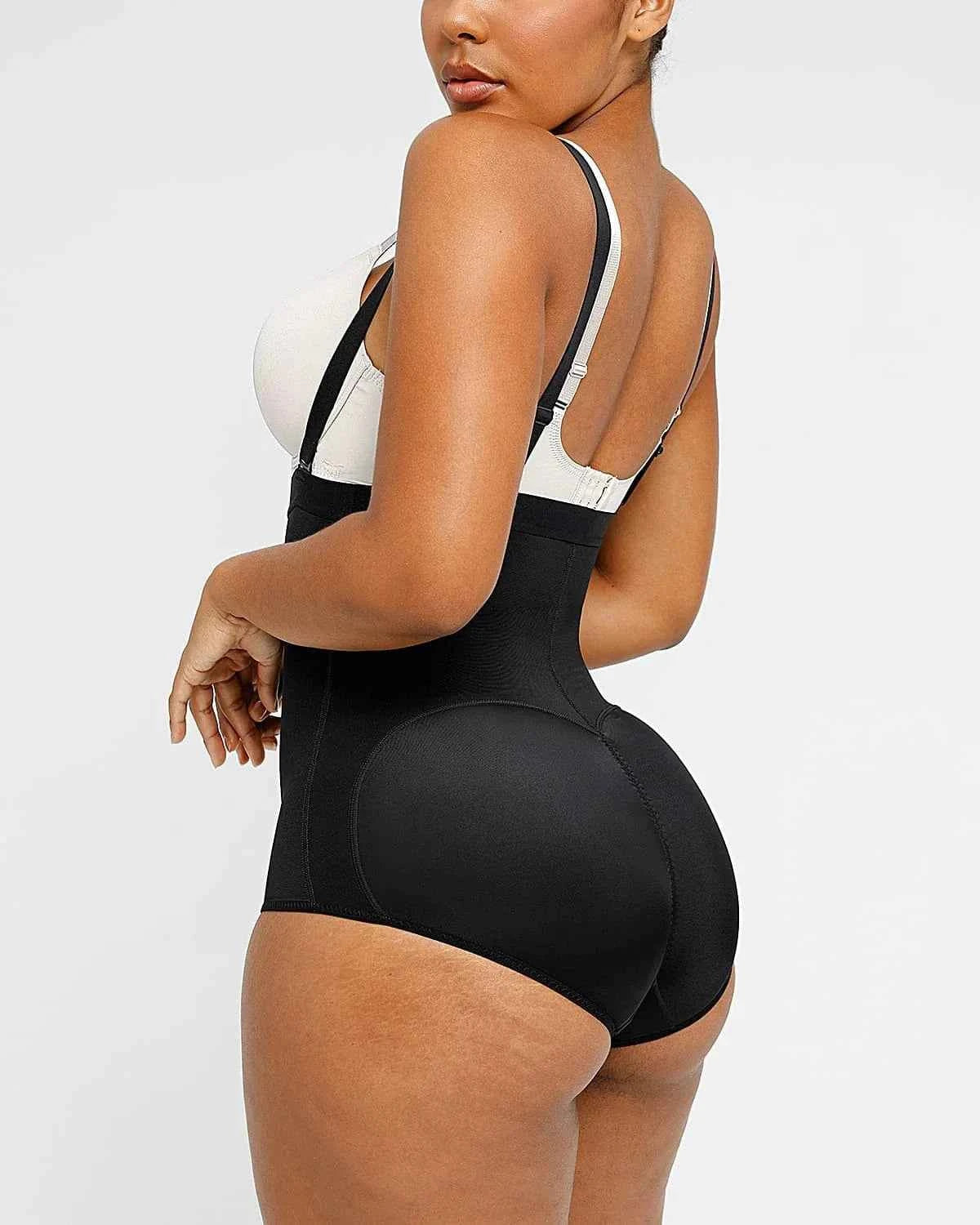 Bare Essentials High-Waisted Brief - Black Adjustable Straps
