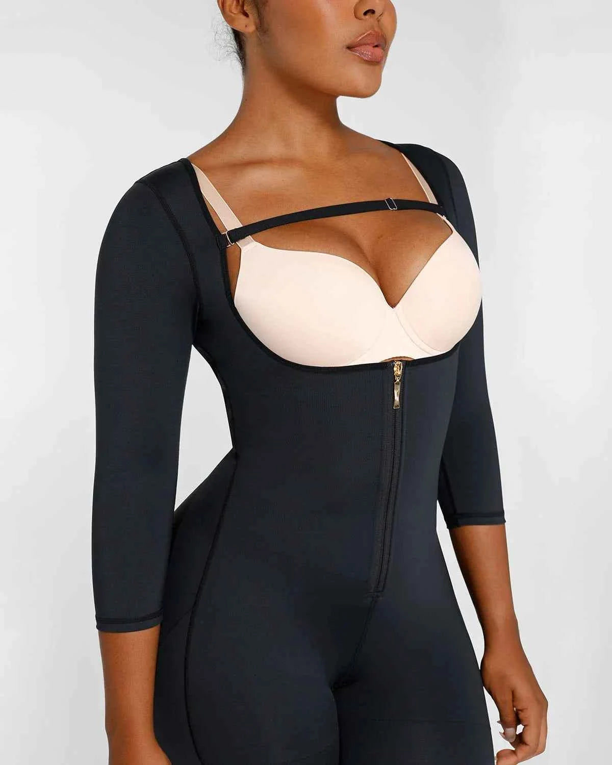 BOOT-YEAH™ Midi Bodysuit - Black Lace Butt-Lifting