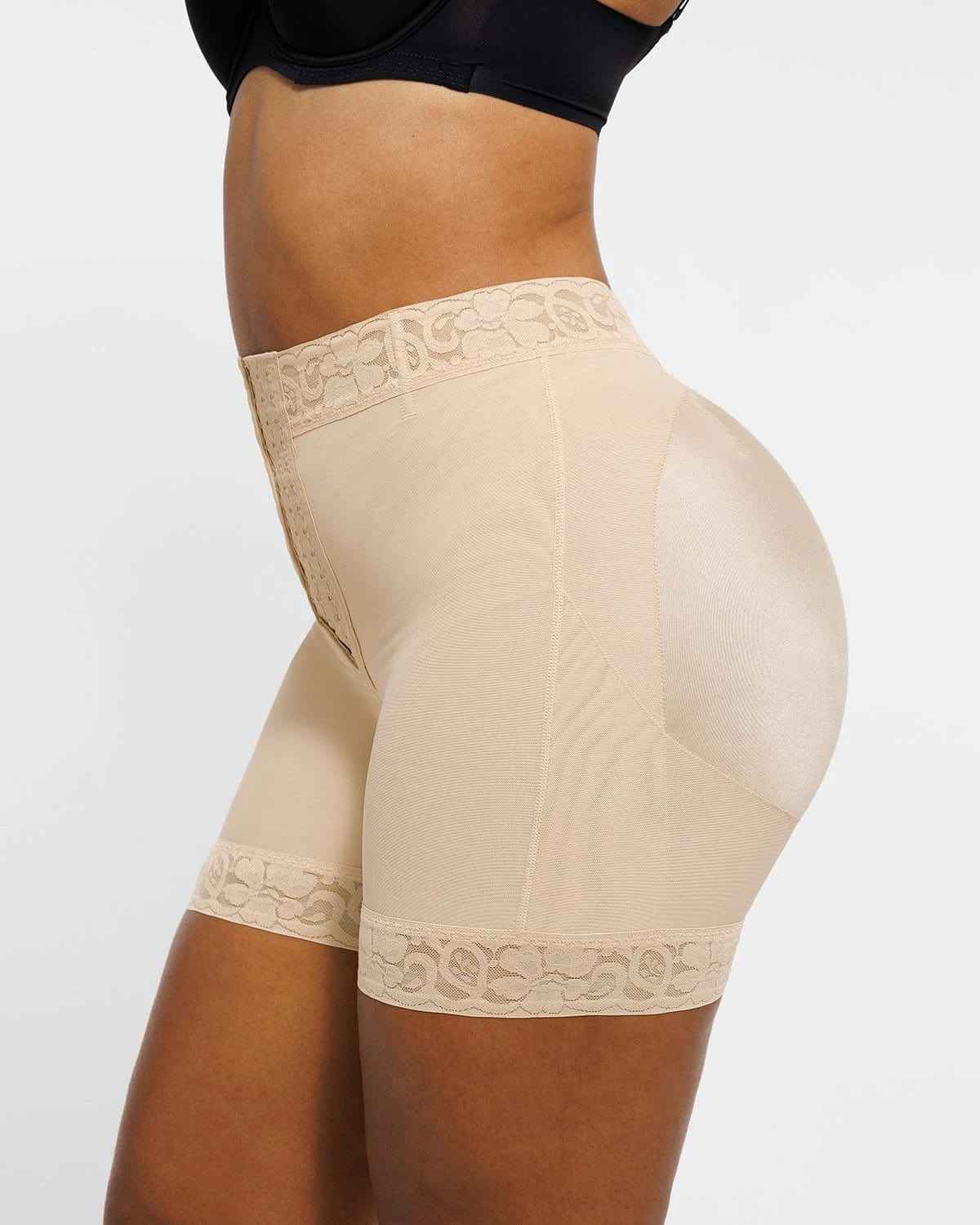BOOT-YEAH™ AirSlim® Mid-Rise Shorts - Black Lace Compression