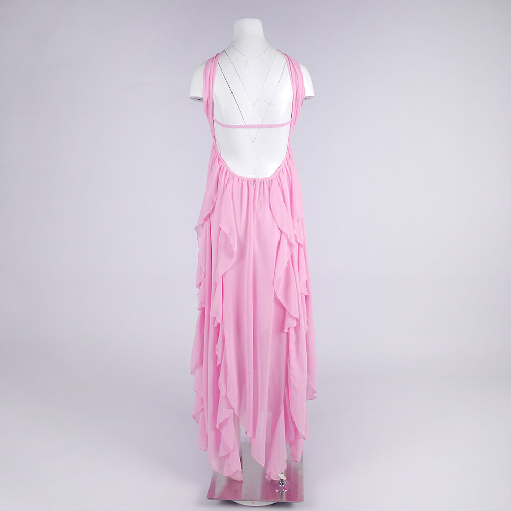 Chloé Strapless Ruffle Maxi Dress