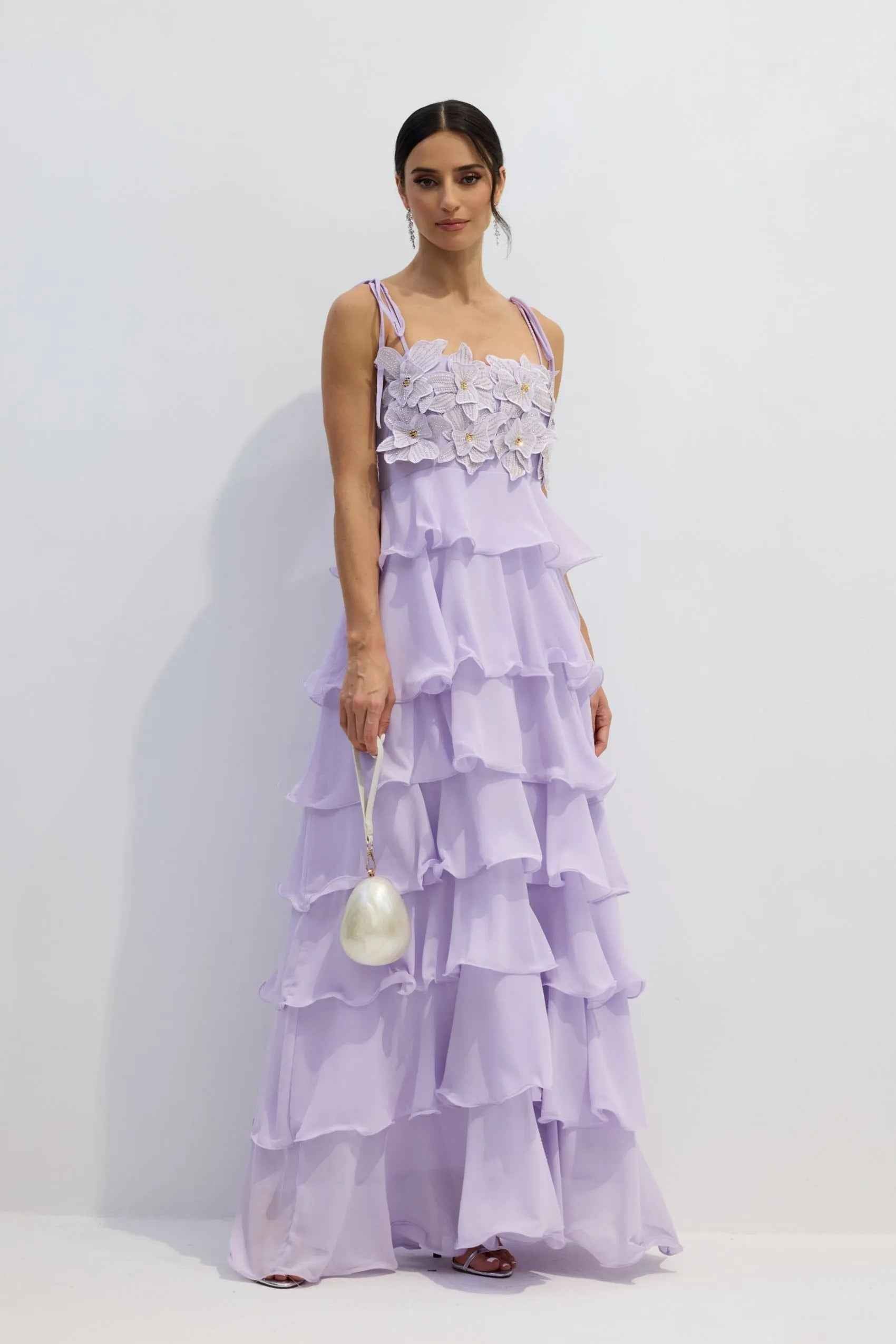 Gabrielle Tiered Ruffle Maxi Dress