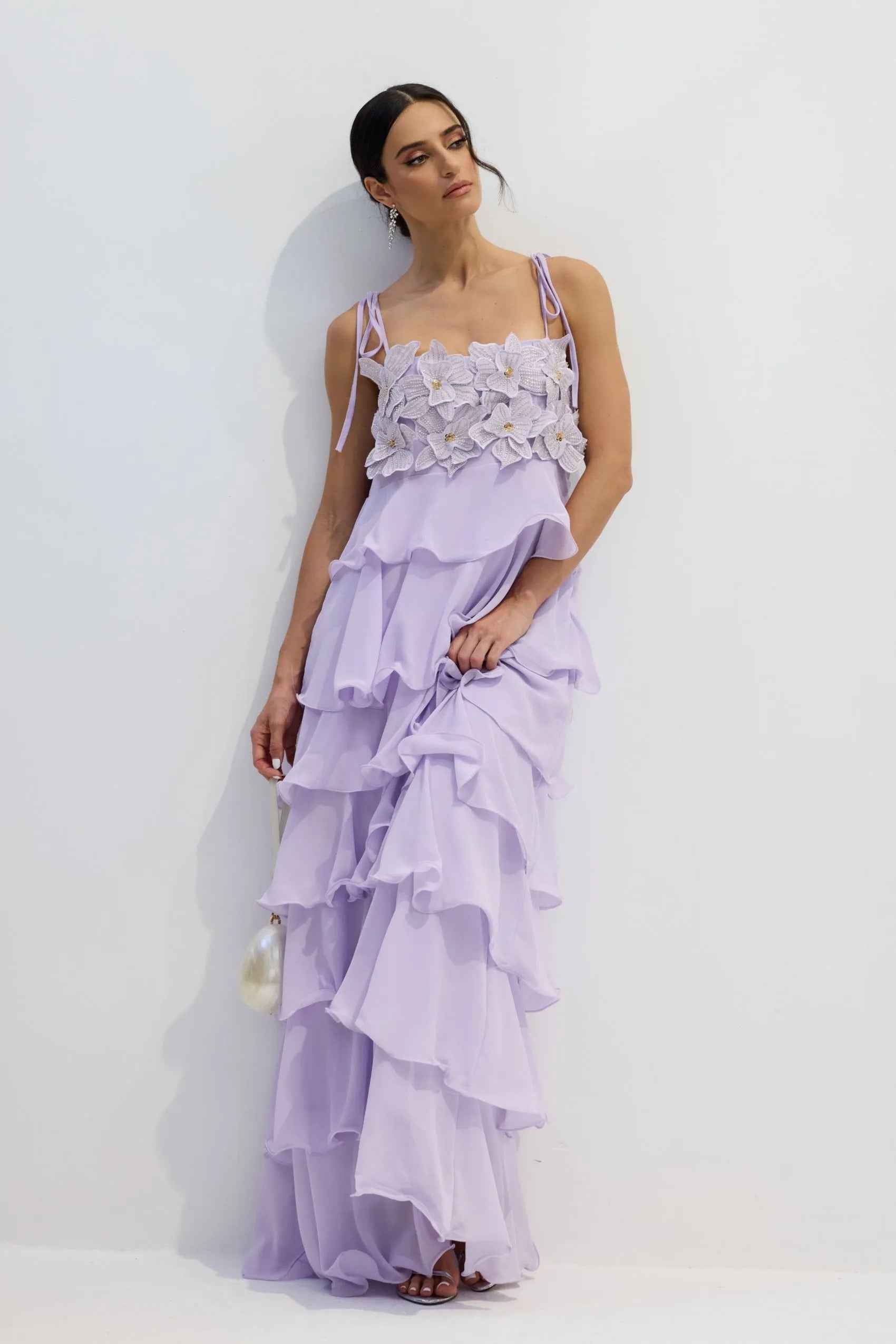 Gabrielle Tiered Ruffle Maxi Dress