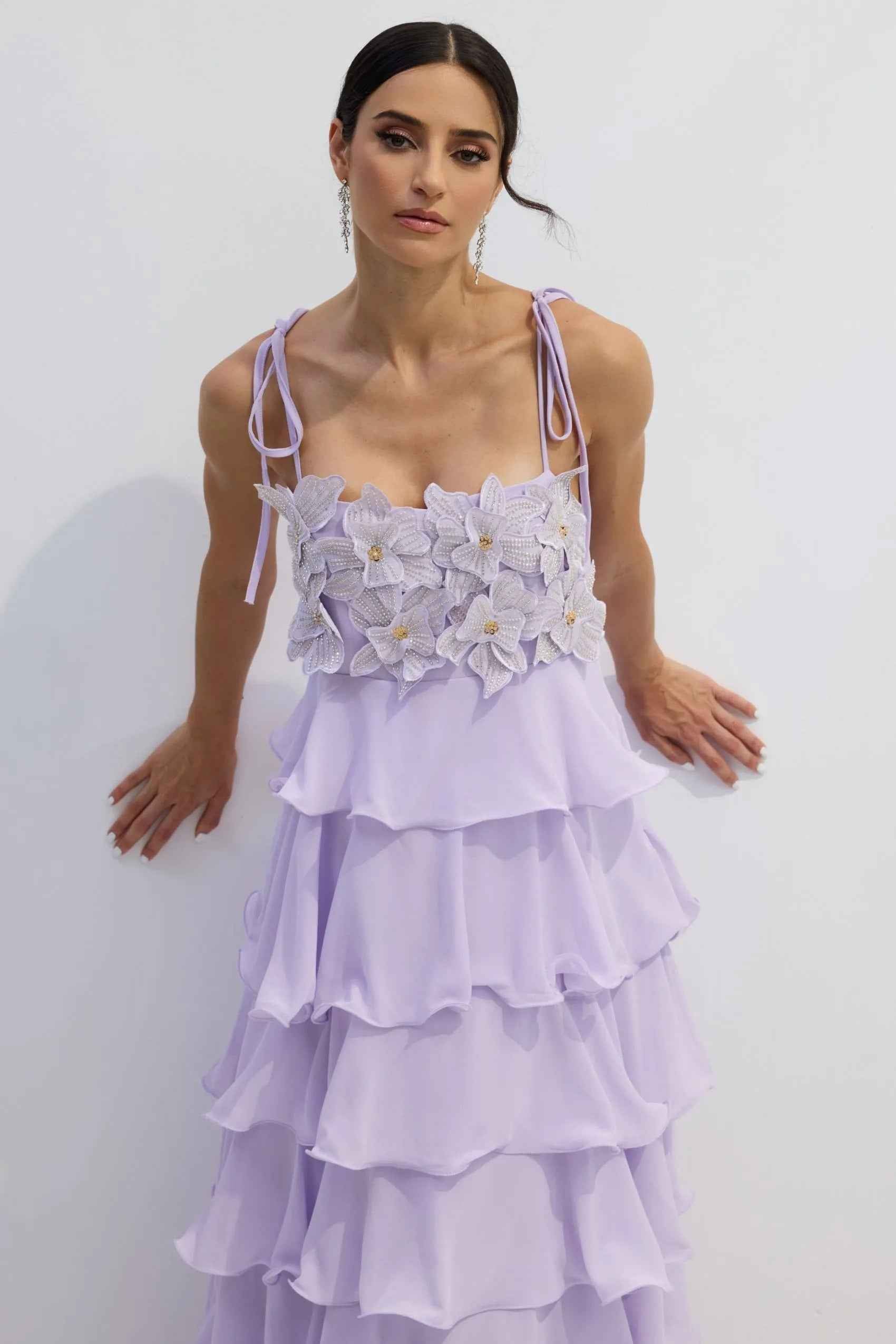 Gabrielle Tiered Ruffle Maxi Dress