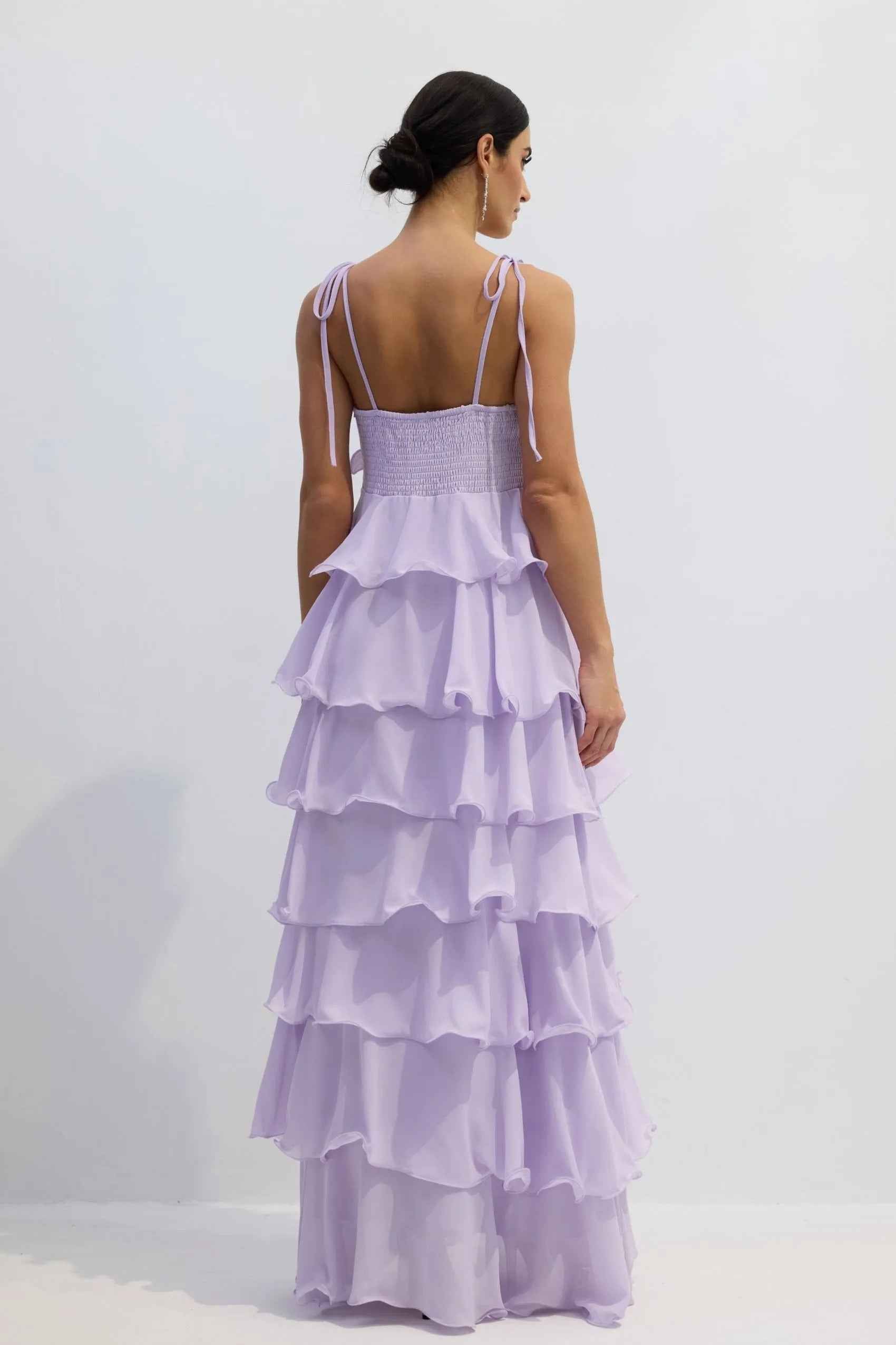 Gabrielle Tiered Ruffle Maxi Dress