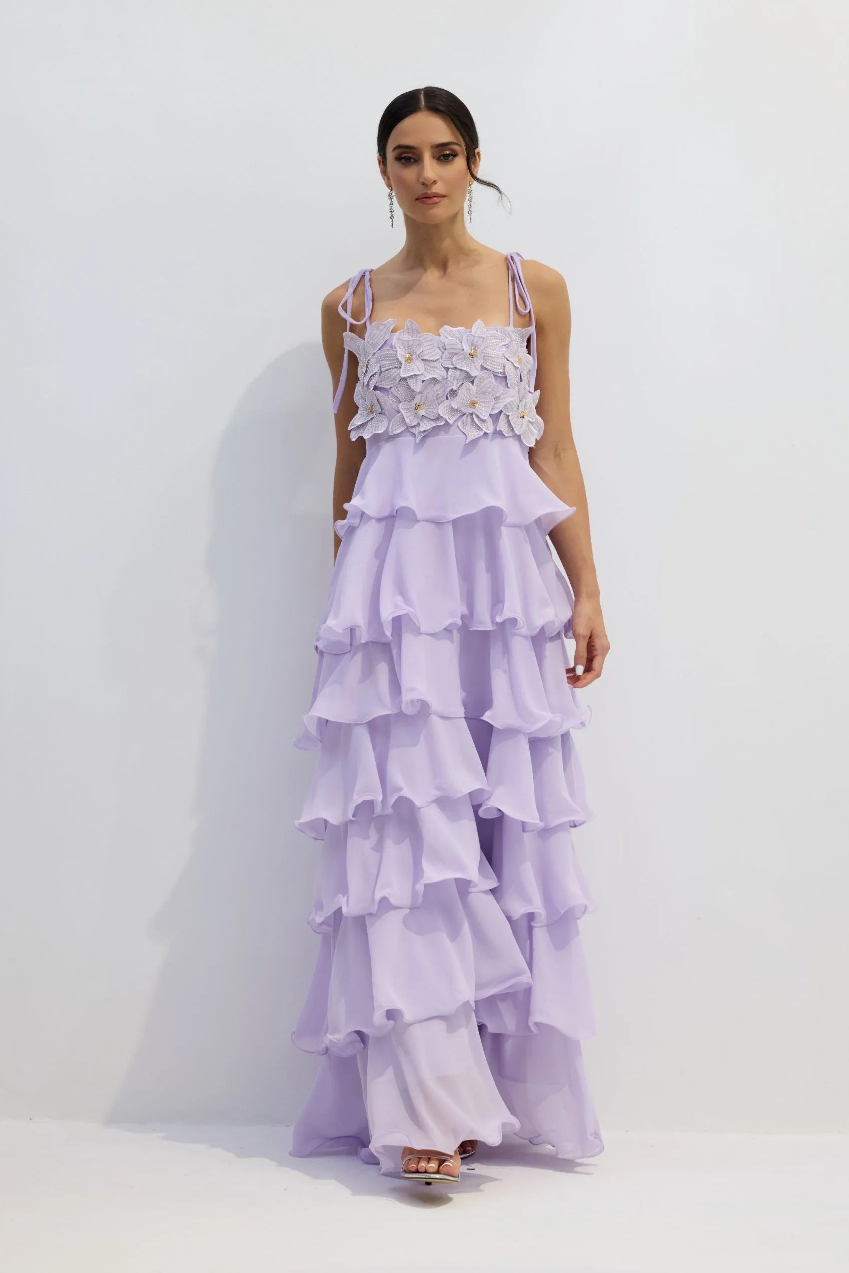 Gabrielle Tiered Ruffle Maxi Dress