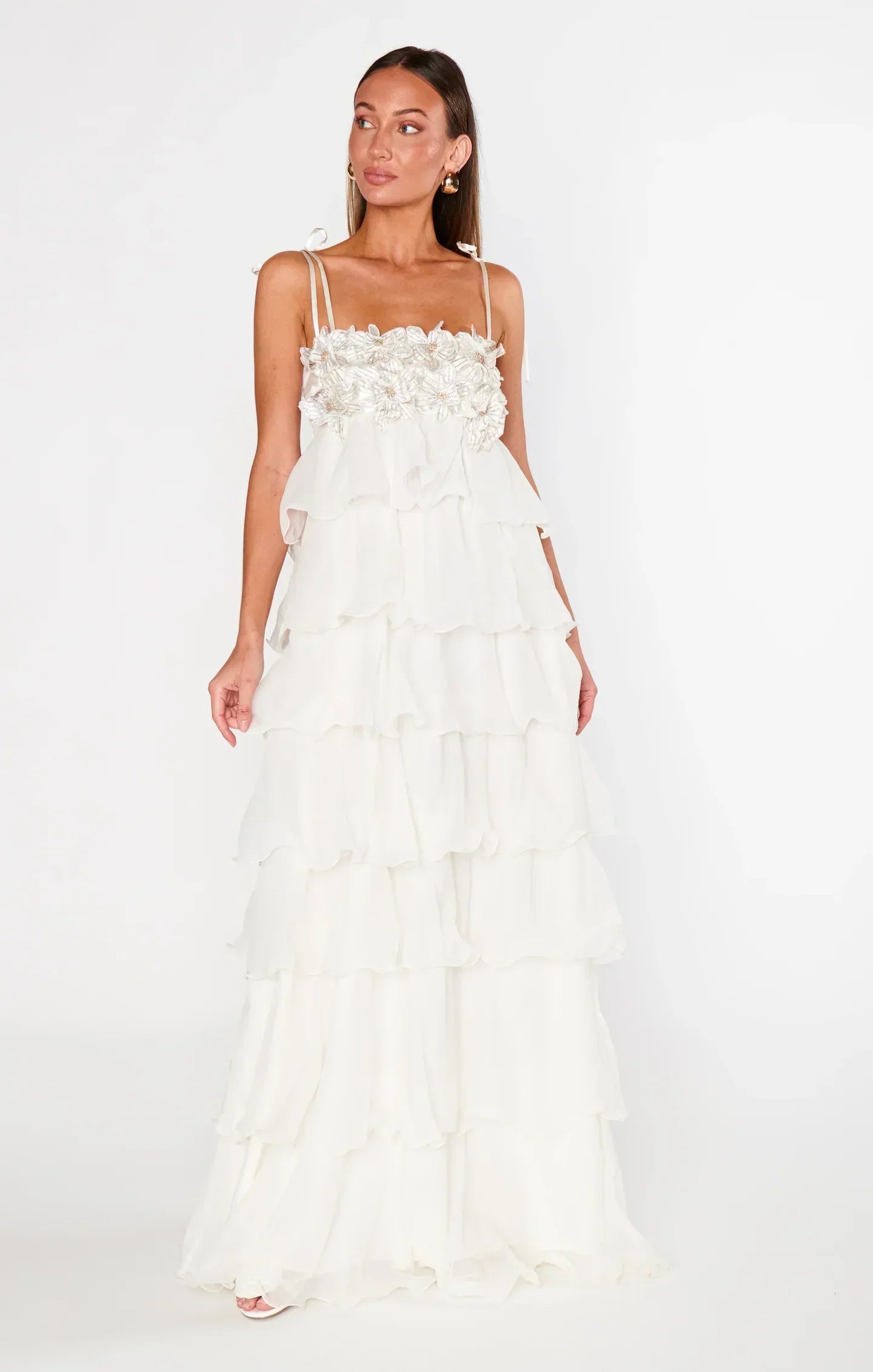 Gabrielle Tiered Ruffle Maxi Dress