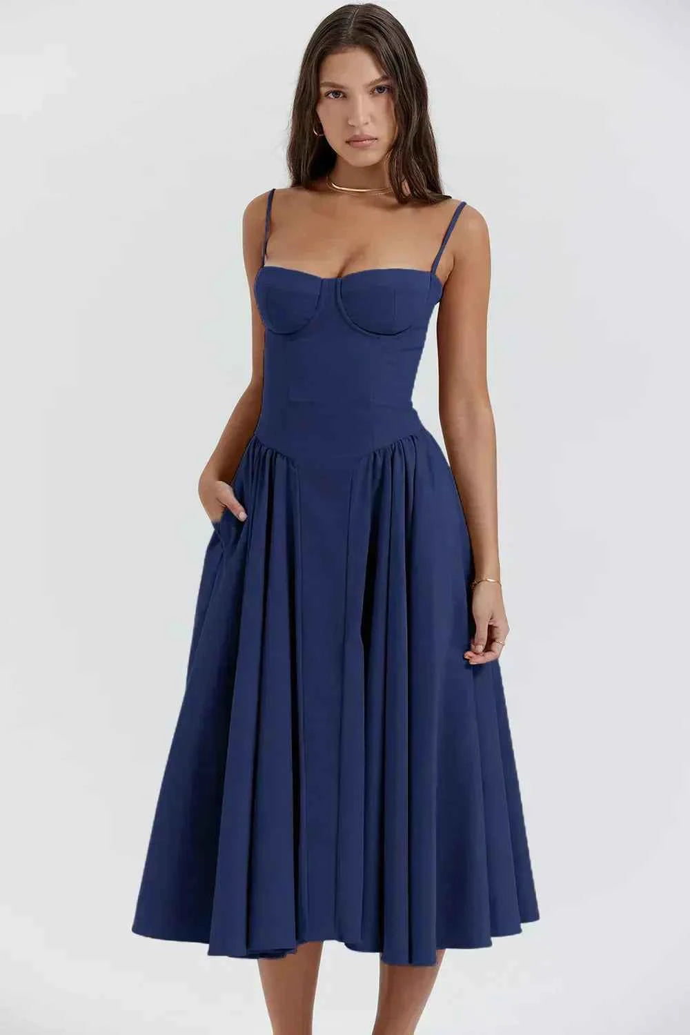 Orlane Corset Midi Dress
