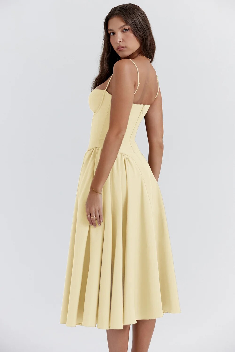 Orlane Corset Midi Dress