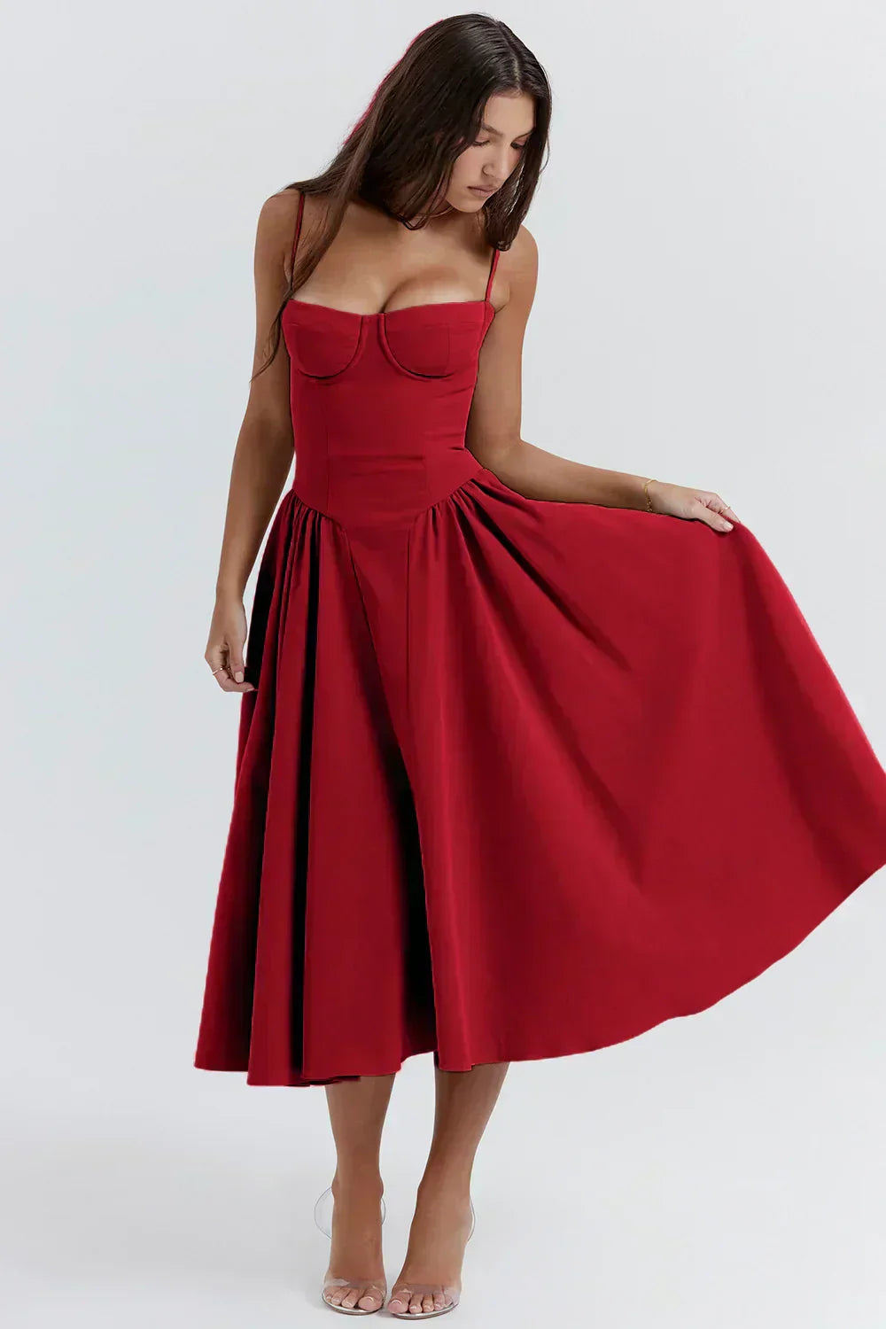 Orlane Corset Midi Dress
