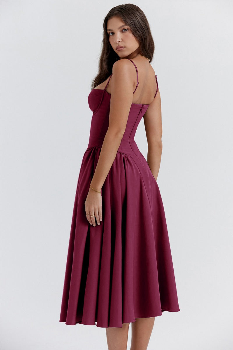 Orlane Corset Midi Dress