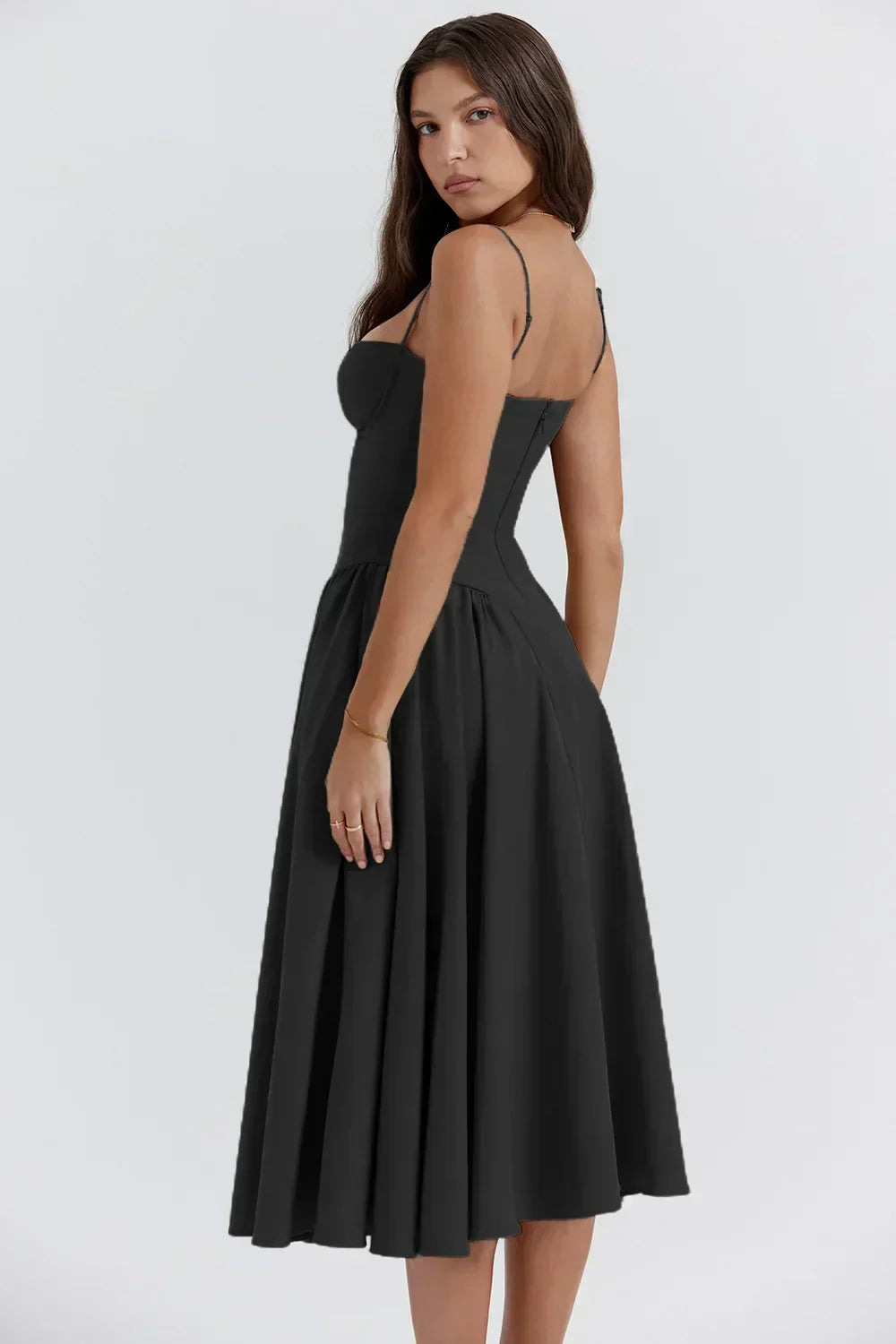 Orlane Corset Midi Dress