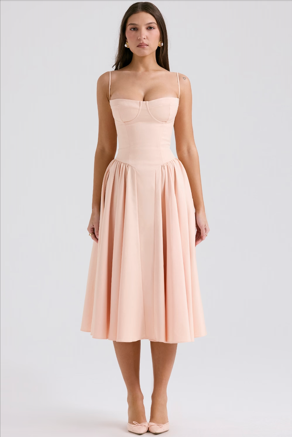 Orlane Corset Midi Dress
