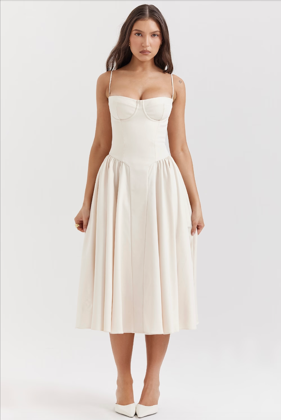 Orlane Corset Midi Dress