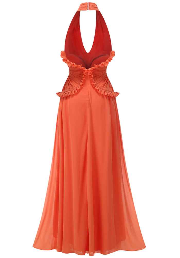 Énergie Halter Maxi Dress