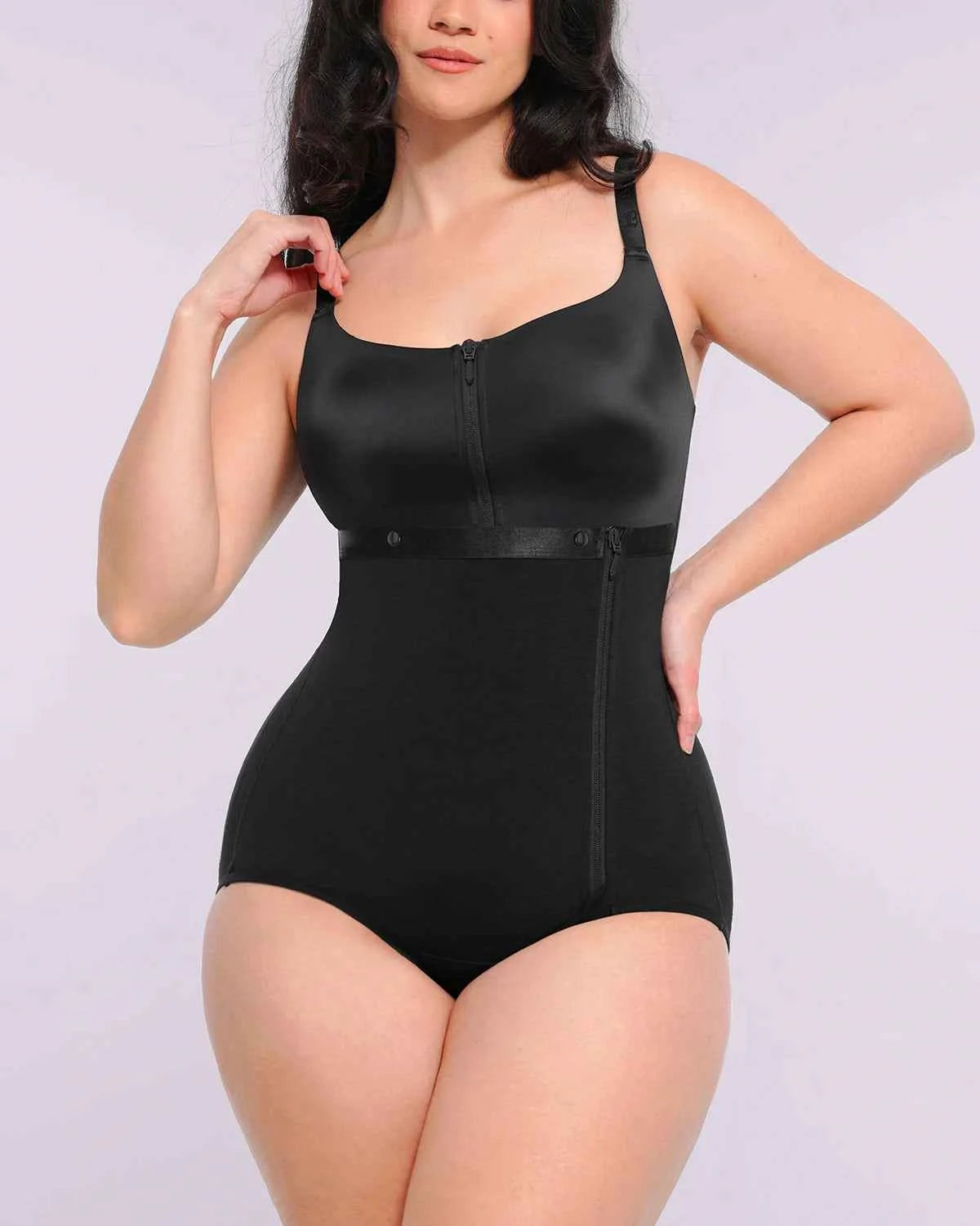 AirSlim Bodysuit - Black Tummy Control