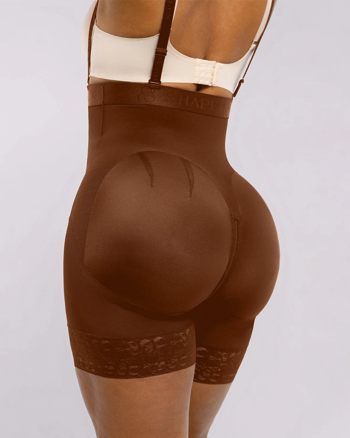 BOOT-YEAH™ Midi Shaping Shorts - Black Compression Lace - ICYBOO