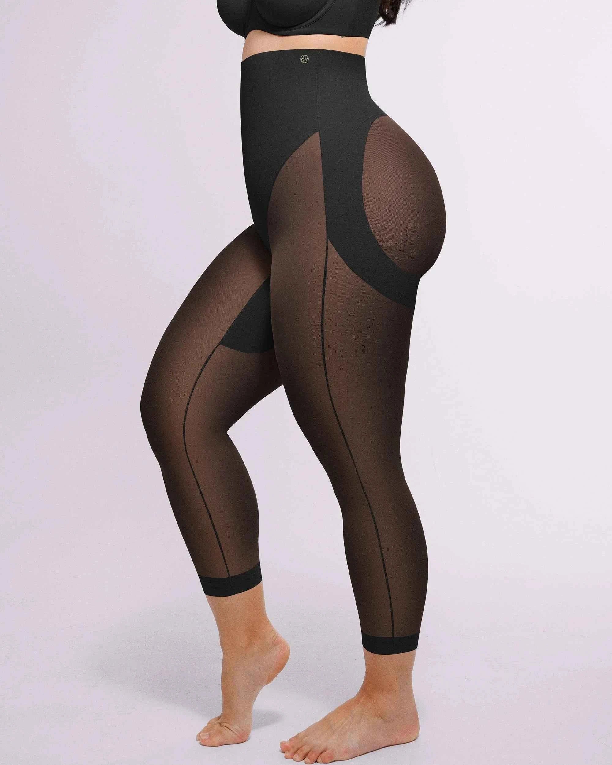 BOOT-YEAH™ Midi Capri - Black Butt-Lifting