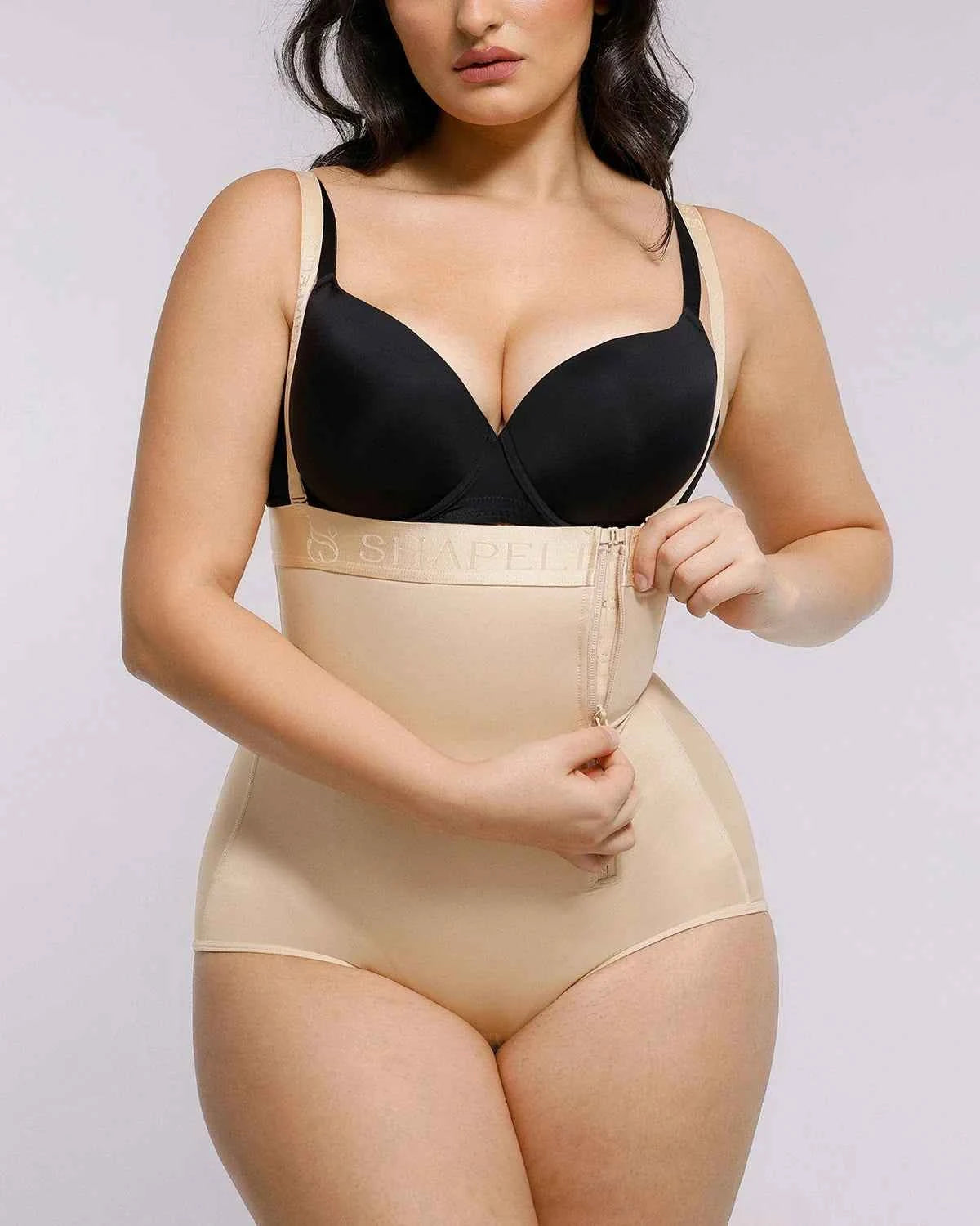 BOOT-YEAH™ High-Waisted Brief - Black Shaping Silhouette