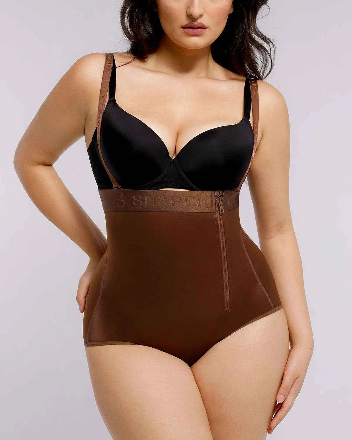 BOOT-YEAH™ High-Waisted Brief - Black Shaping Silhouette