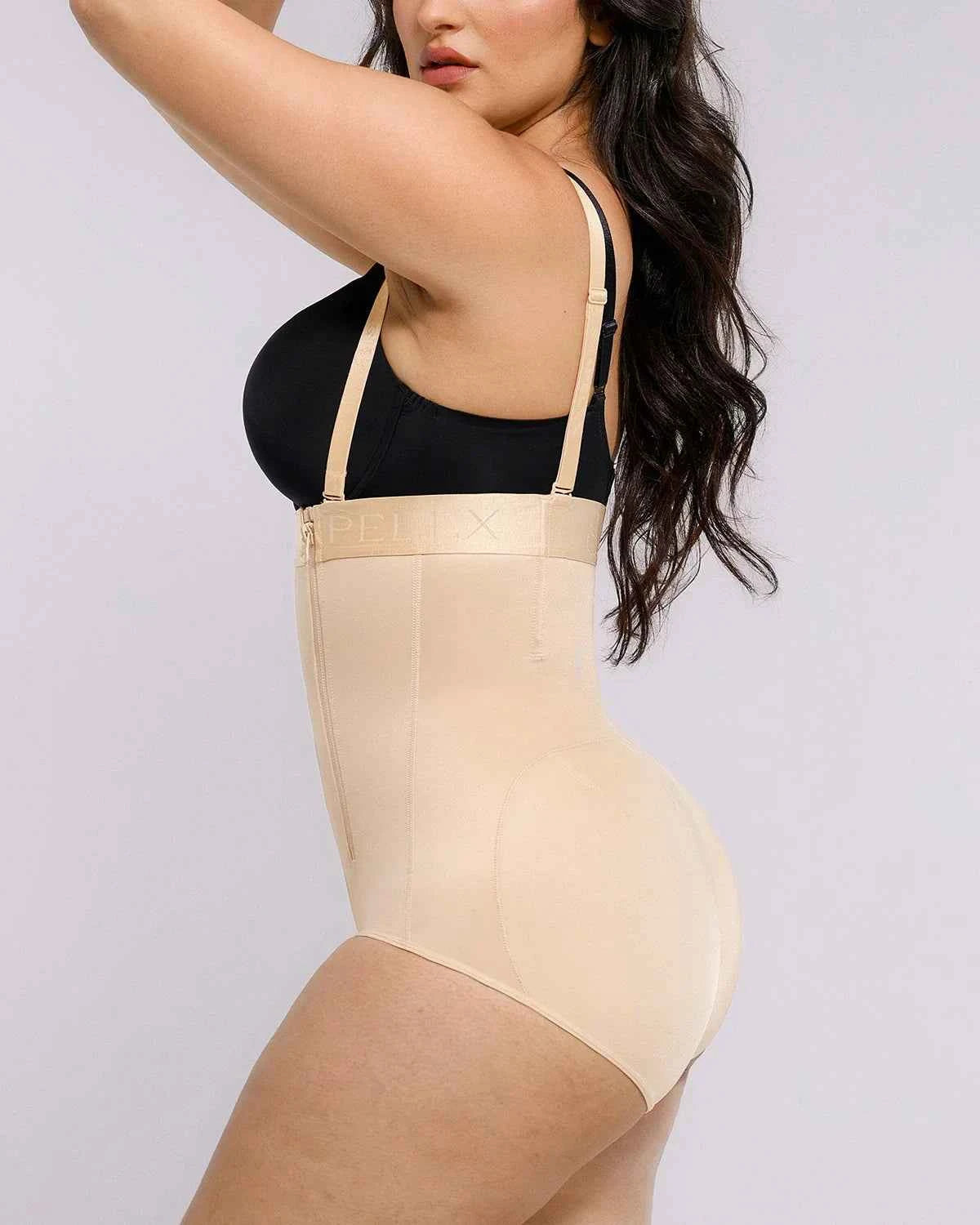 BOOT-YEAH™ High-Waisted Brief - Black Shaping Silhouette