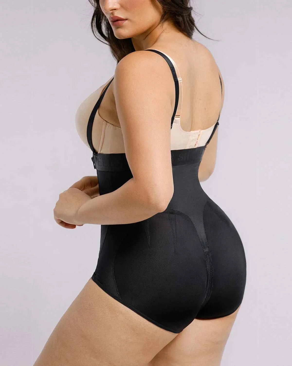 BOOT-YEAH™ High-Waisted Brief - Black Shaping Silhouette
