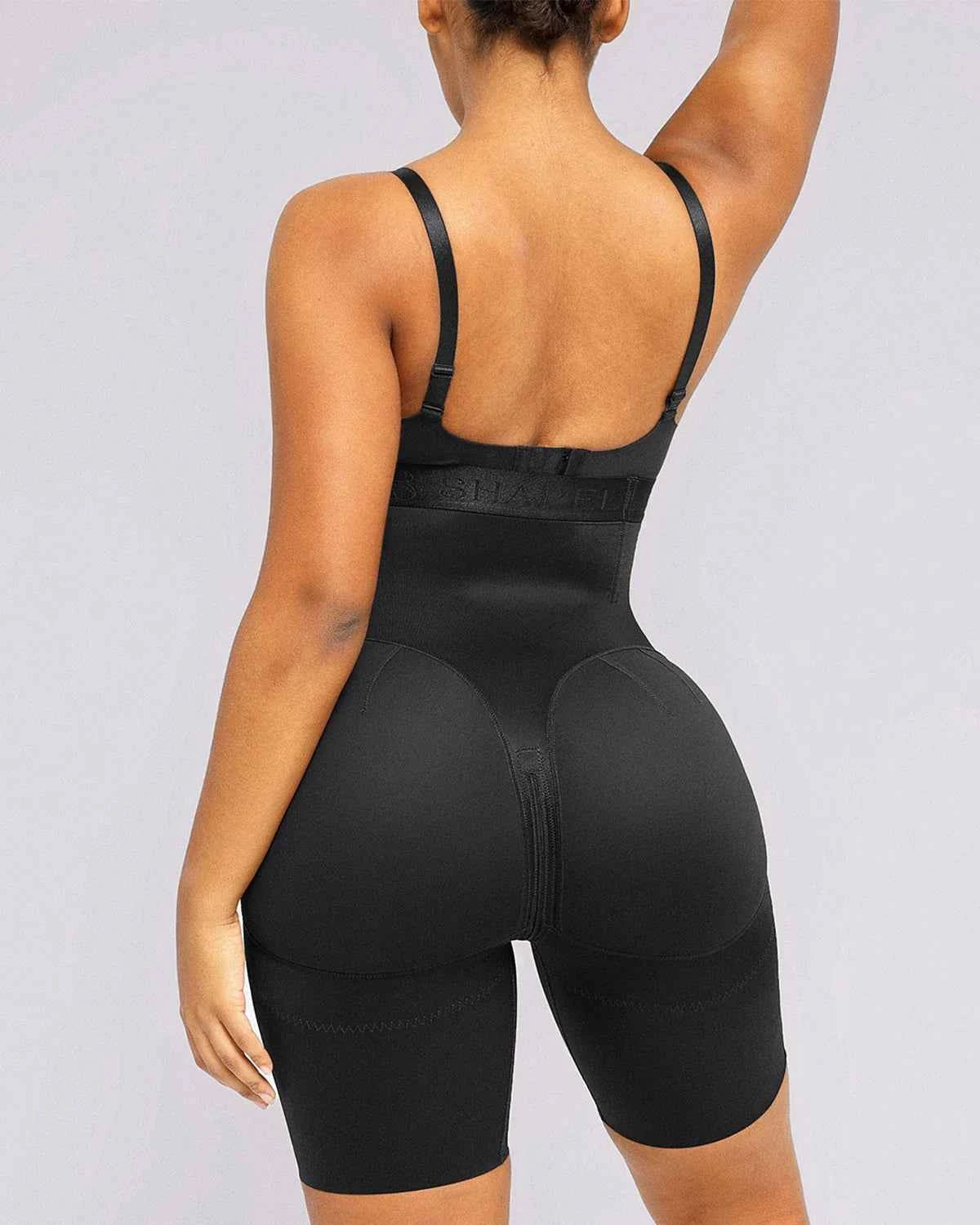 BOOT-YEAH™ Mini Shorts - Black High-Waisted Shaping