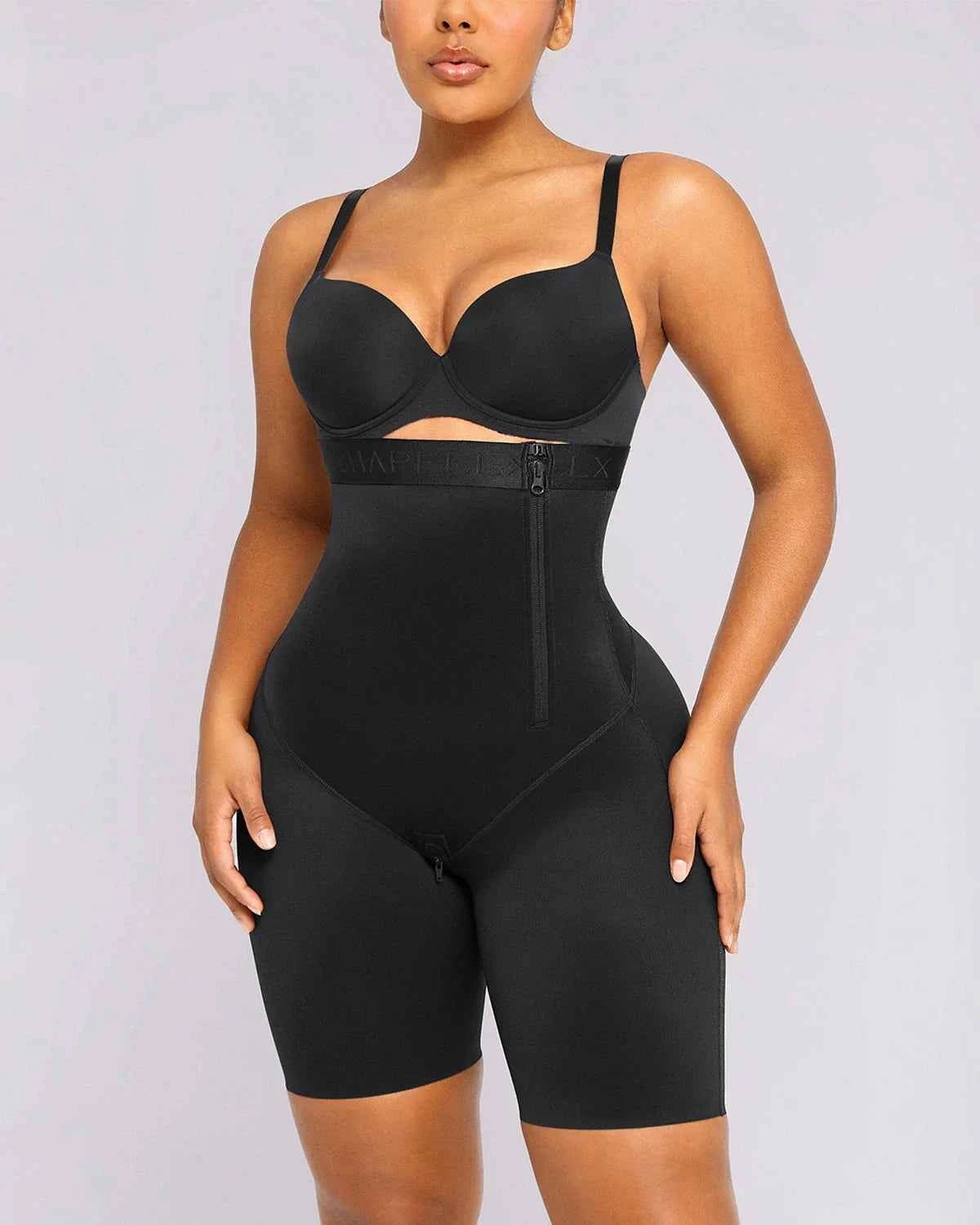 BOOT-YEAH™ Mini Shorts - Black High-Waisted Shaping
