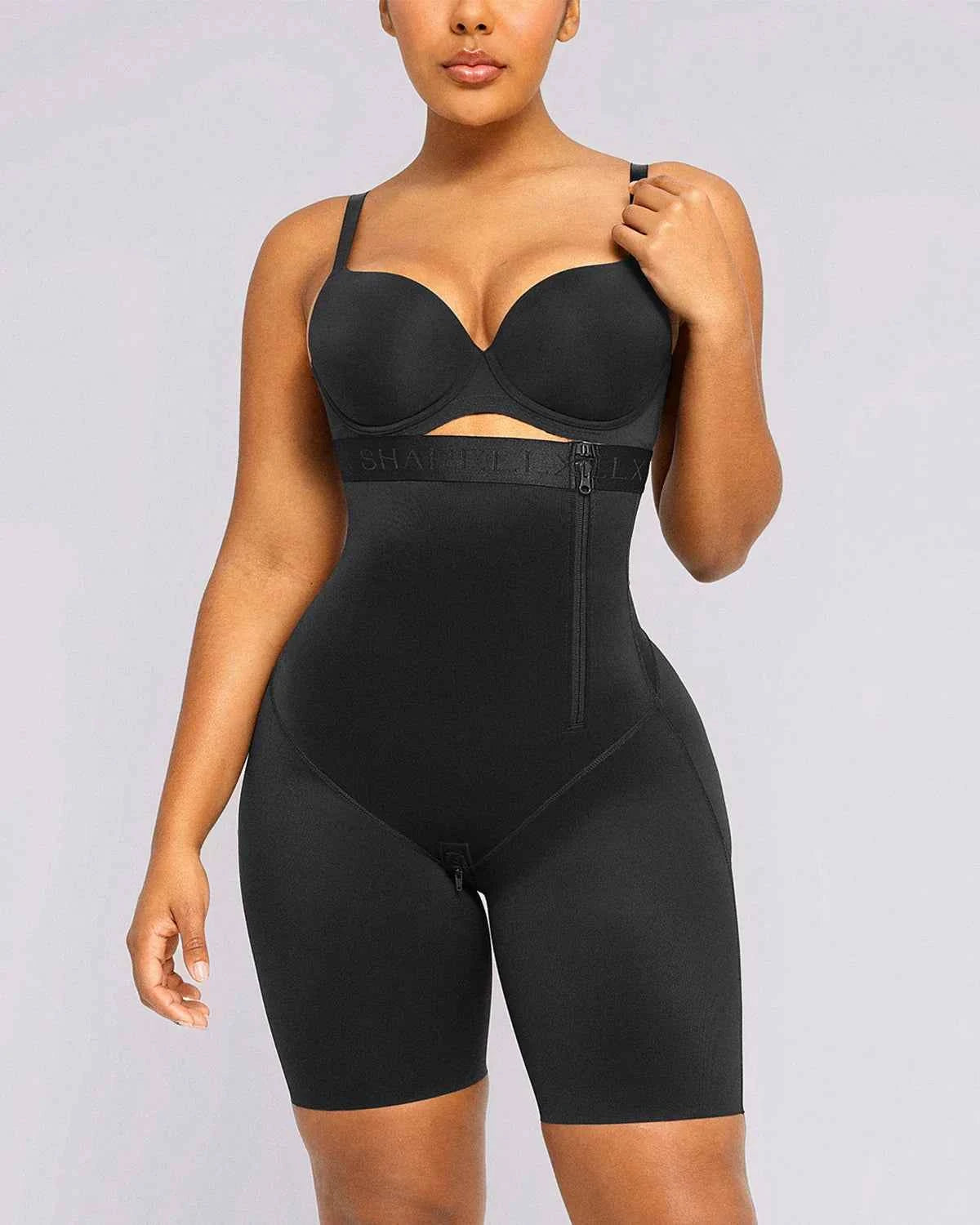 BOOT-YEAH™ Mini Shorts - Black High-Waisted Shaping