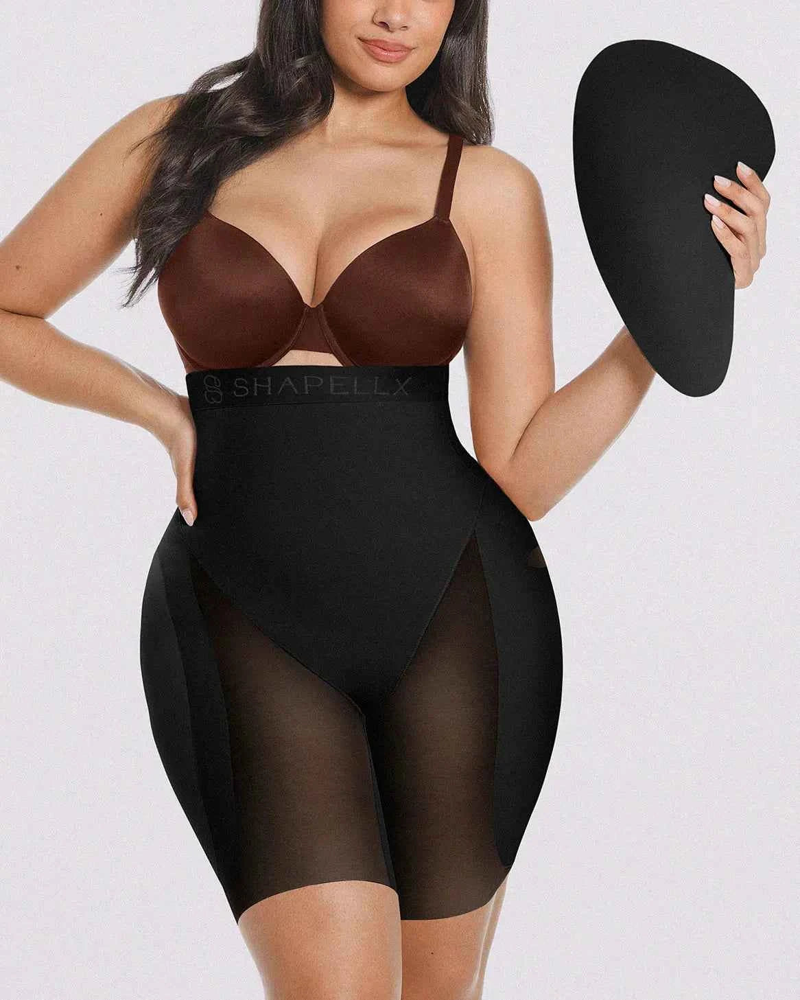 Bare Essentials Midi Dress - Black Tummy Control