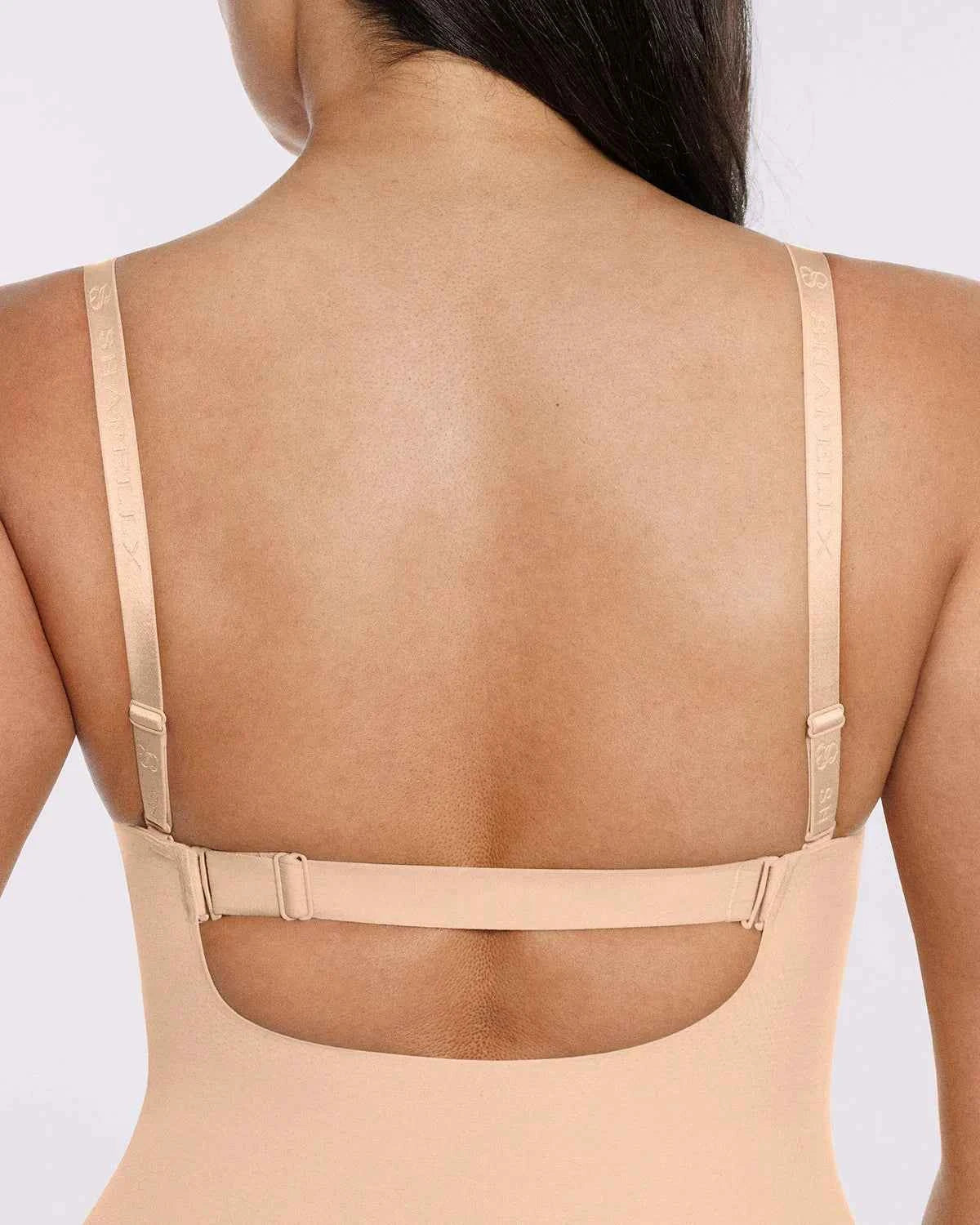 Bare Essentials Midi Bodysuit - Black Mesh Seamless