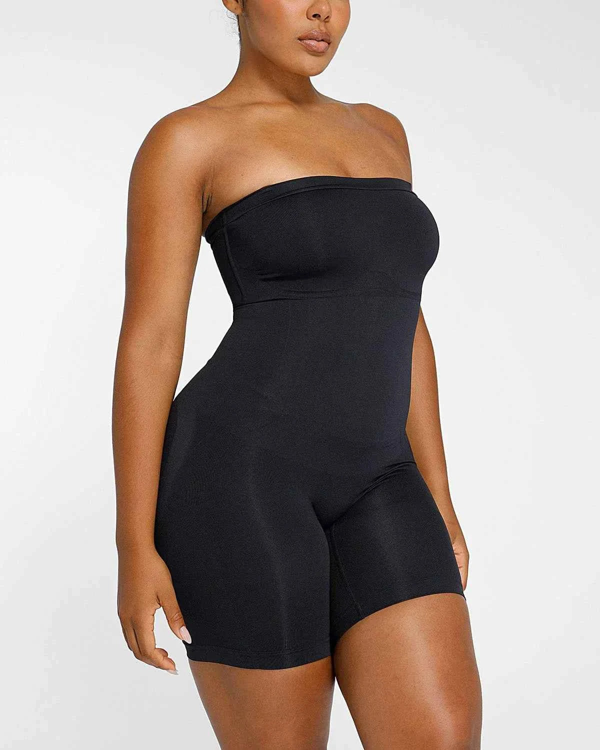 Bare Essentials Strapless Bodysuit - Skin-Friendly Sculpting