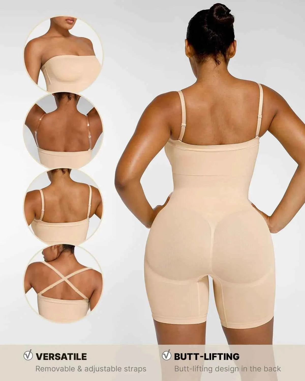 Bare Essentials Strapless Bodysuit - Skin-Friendly Sculpting