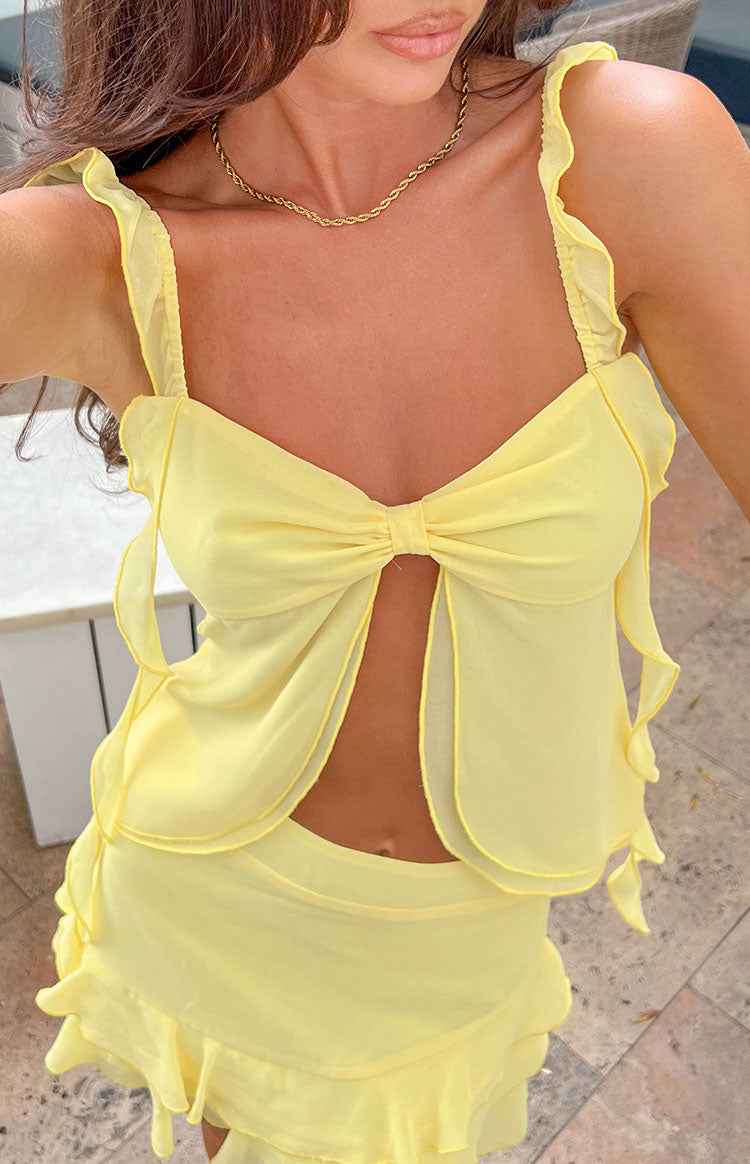 Caspian | SLEEVELESS RUFFLE MINI SUMMER CASUAL DRESS