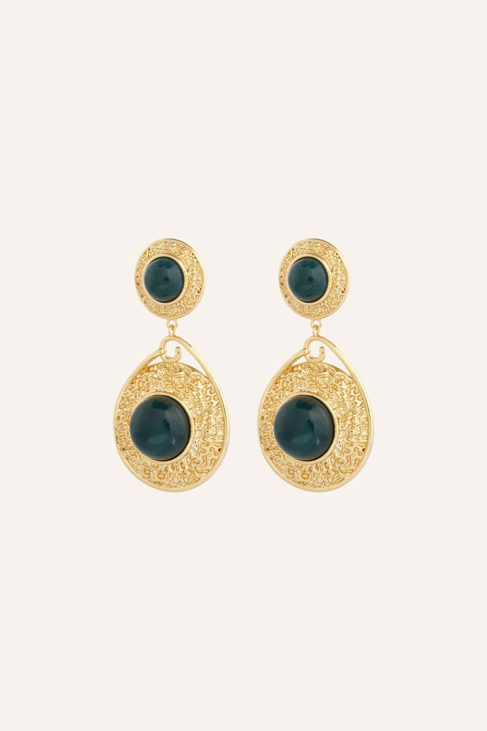 Copacabana Earrings in Indian Agate