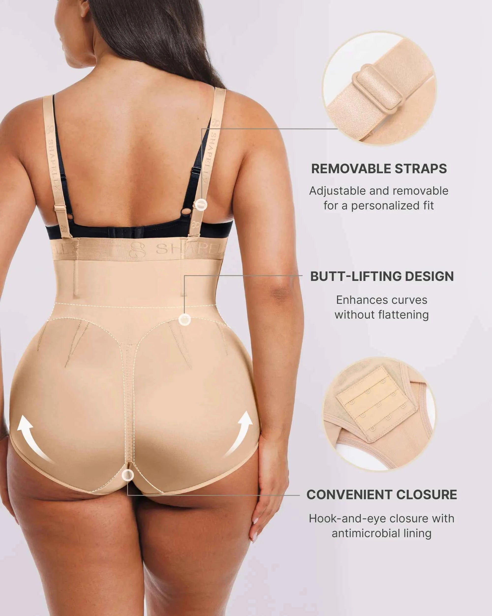 Curve Code™ High-Waisted Brief - Black Mesh Shaping