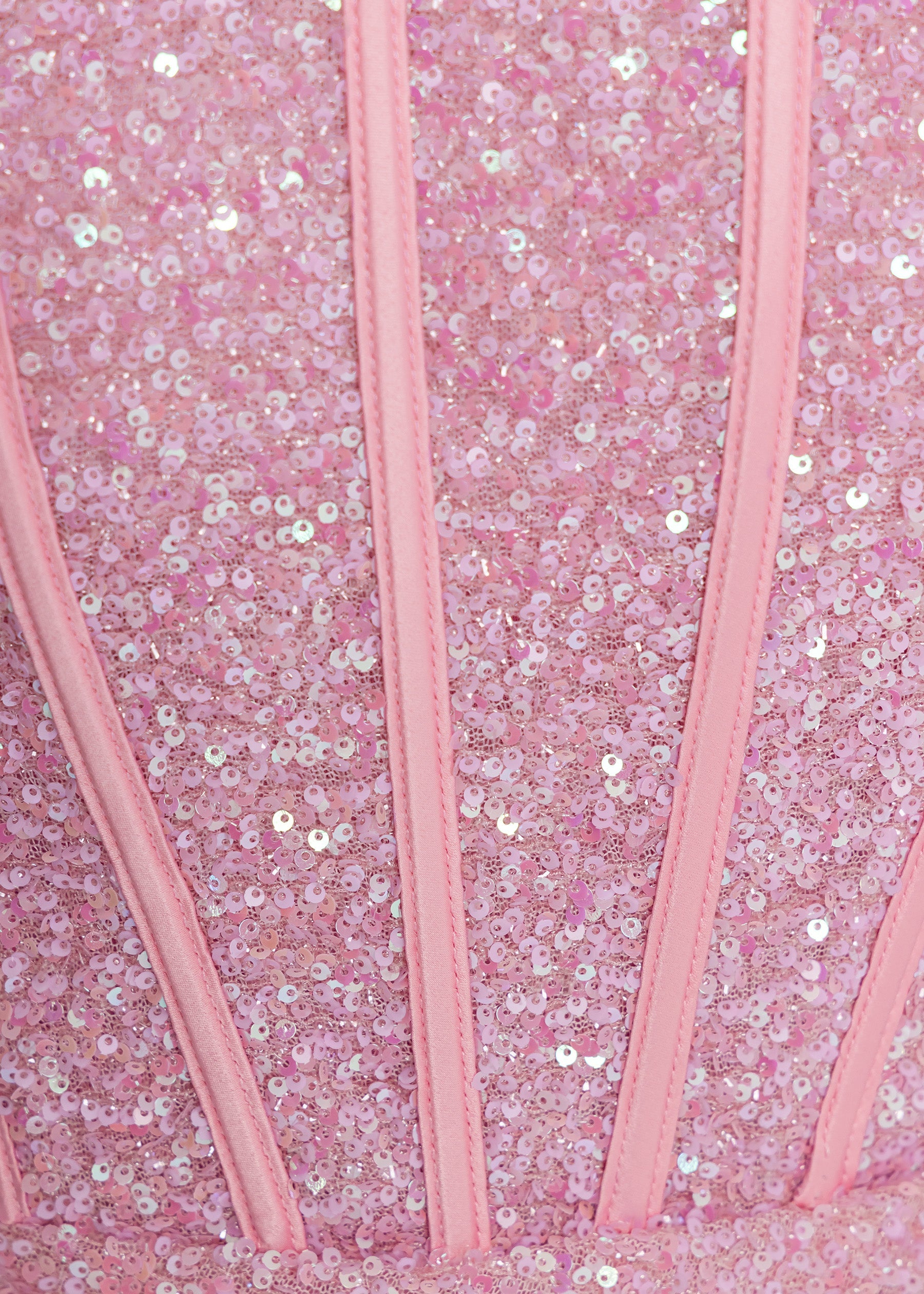 Endless Serenade Sequin Drape Mini Dress - Pink - ICYBOO
