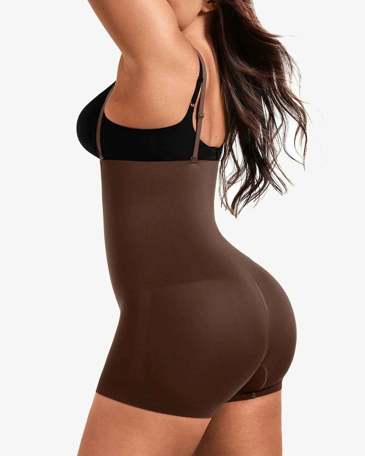 Bare Essentials Eco Shaper Boyshort - Black Seamless